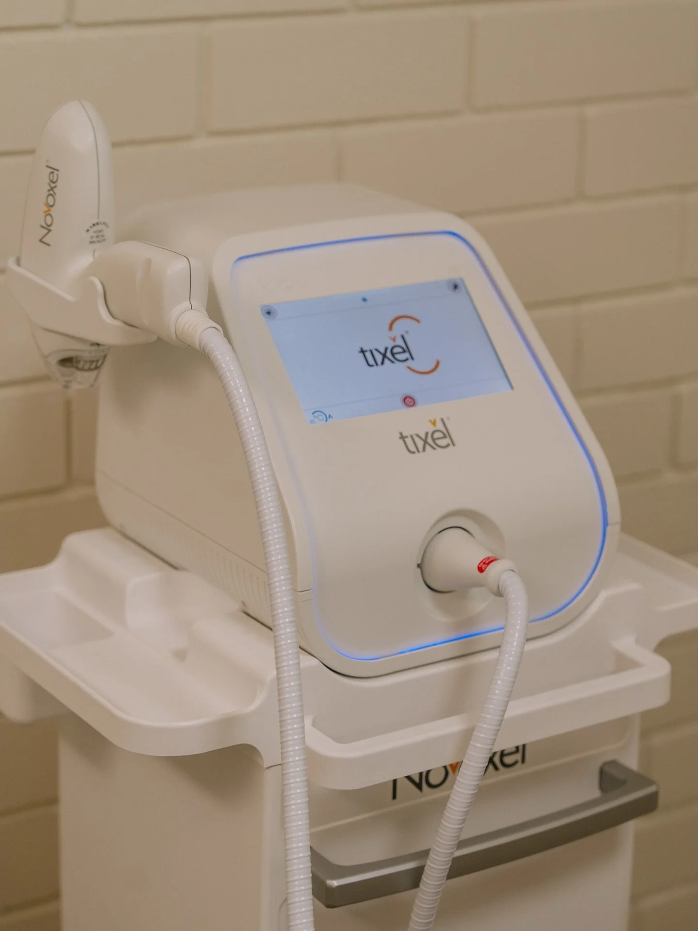 For texture, tone, and tightening - Tixel.

This non-invasive resurfacing treatment softens fine lines, refines pores, and boosts collagen... without the downtime of traditional lasers.

Gentle enough for the eyelids and under eyes, but powerful enou