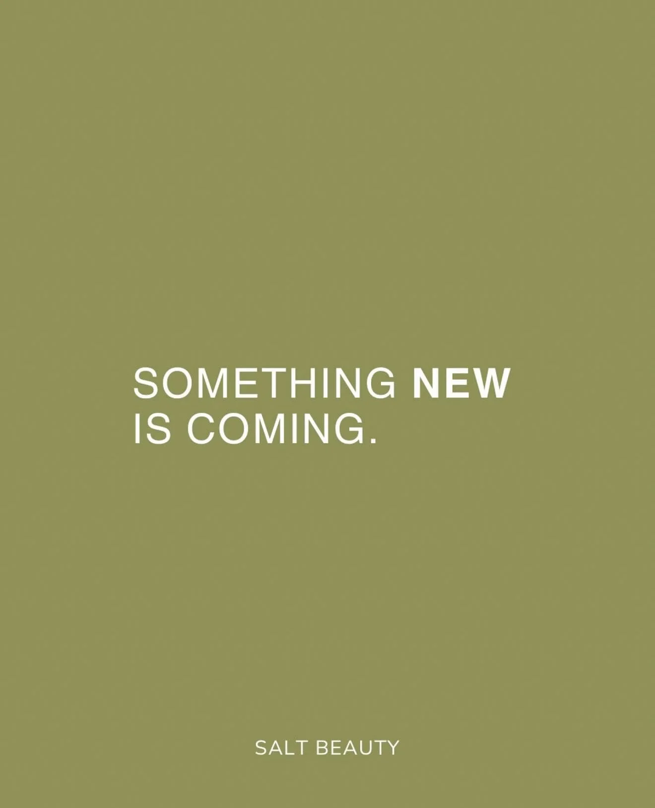 Something new and exciting is coming to Salt Beauty&hellip;

A new era of skin treatments &mdash; MOXI &amp; BBL &mdash; is on the way.

Your skin is going to love what&rsquo;s coming&hellip; stay tuned 🤍

.
.
.
#ballinaskinclinic #ballinabeauty #no