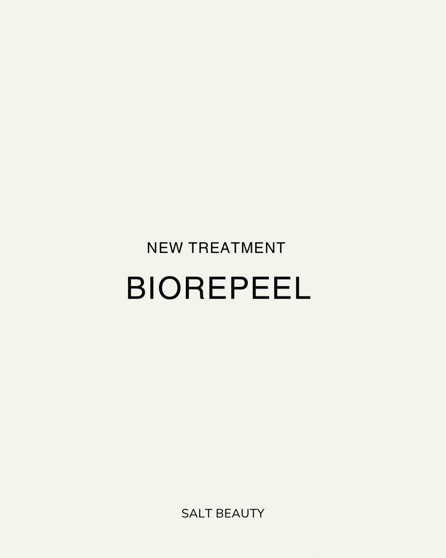 Say hello to smoother, brighter skin with BioRePeel!

This innovative peel goes beyond the surface, offering exfoliation and deep skin renewal with minimal downtime. Perfect for brightening, smoothing and revitalising dull or congested skin. BioRePee