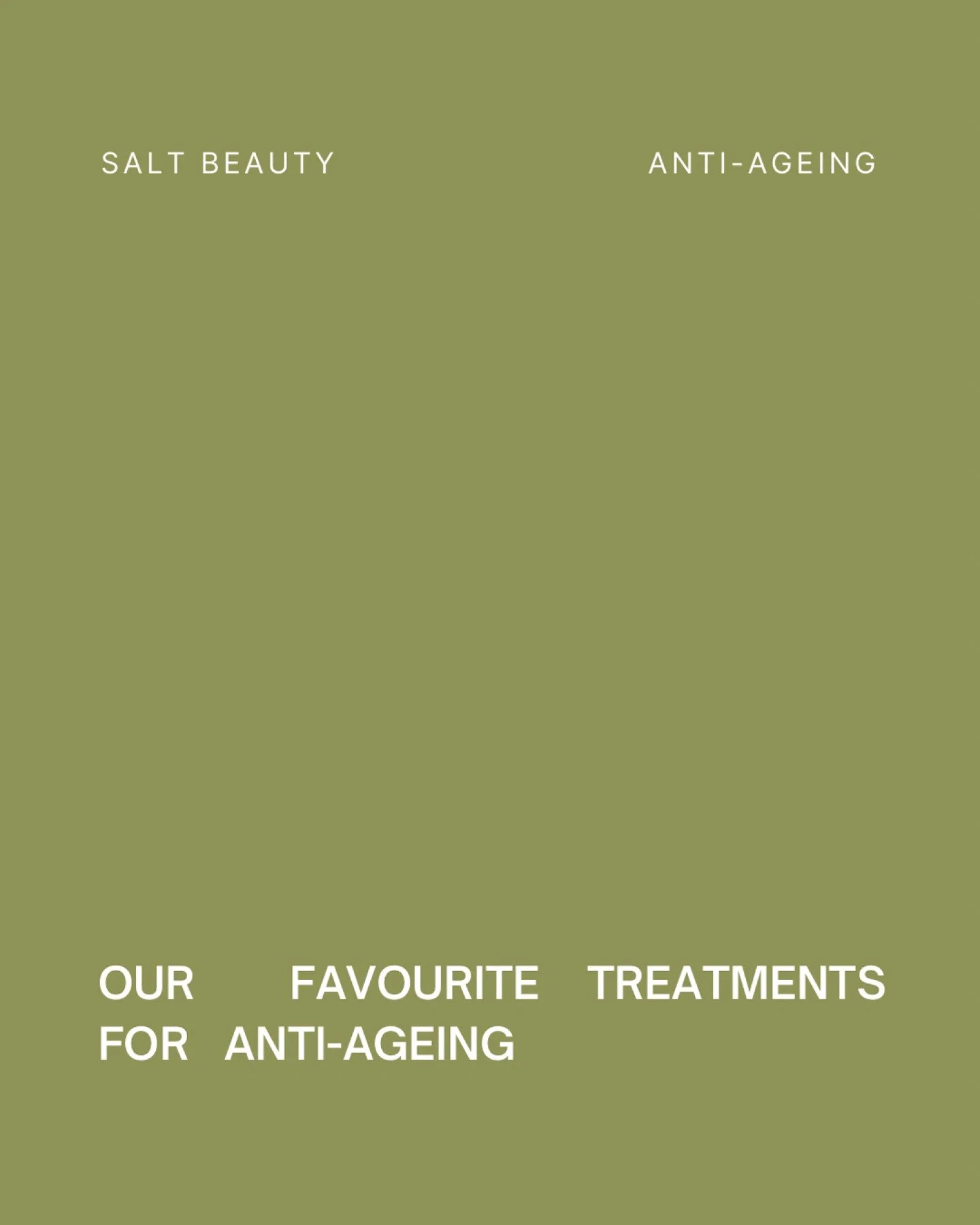 No two skins are the same and your treatment should not be either.

Your skin has its own history, triggers, goals, and timeline.
That is why at Salt Beauty we never do one size fits all treatments. Every single treatment is tailored to you, your ski