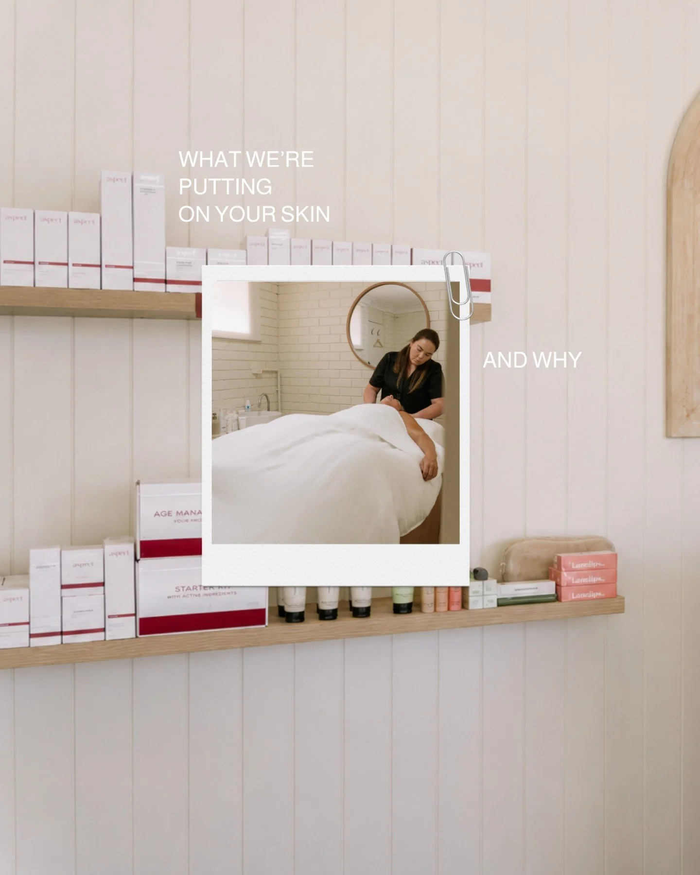Every product we use in treatment at Salt Beauty is chosen with intention, to support your skin barrier, calm sensitivity, boost hydration and work with your skin instead of stripping it back.

It's skincare that makes sense for your skin in real tim