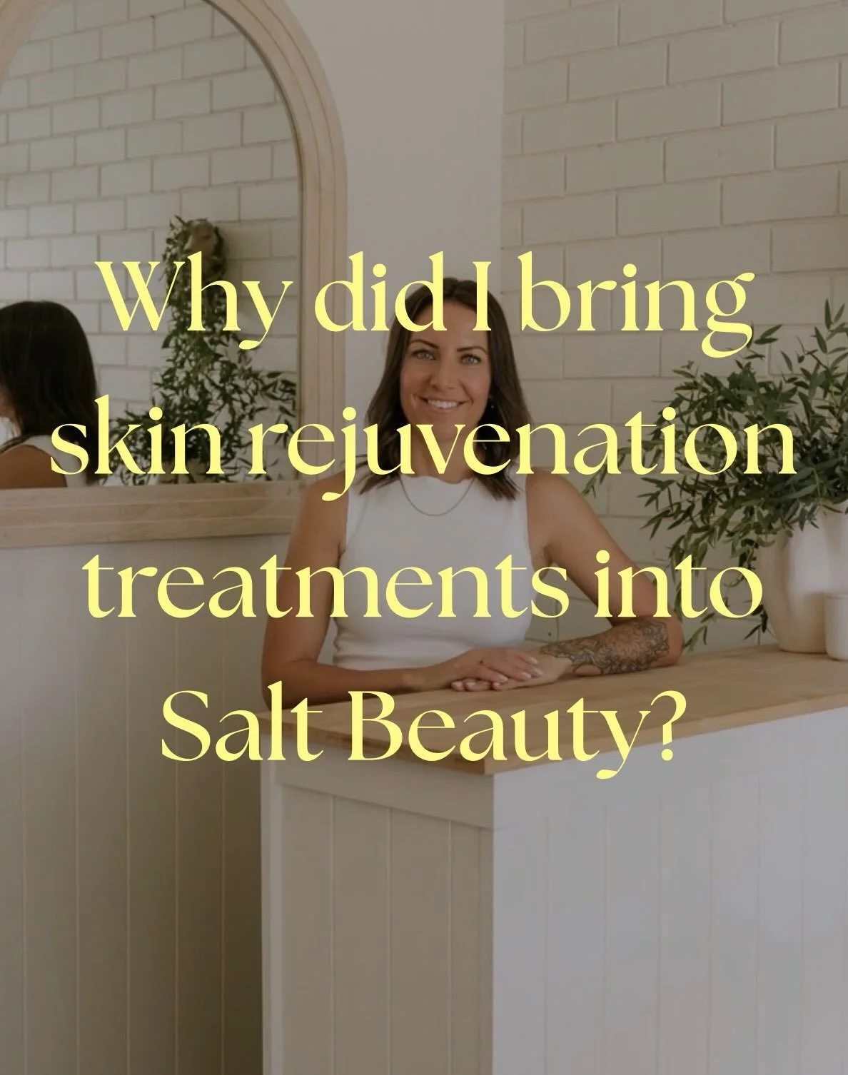 For a long time, I was sending my cosmetic tattoo clients elsewhere for their skin treatments.

I knew what I wanted them to have. I knew the technologies I believed in. But often that meant travelling to the Gold Coast, and I also knew that great te