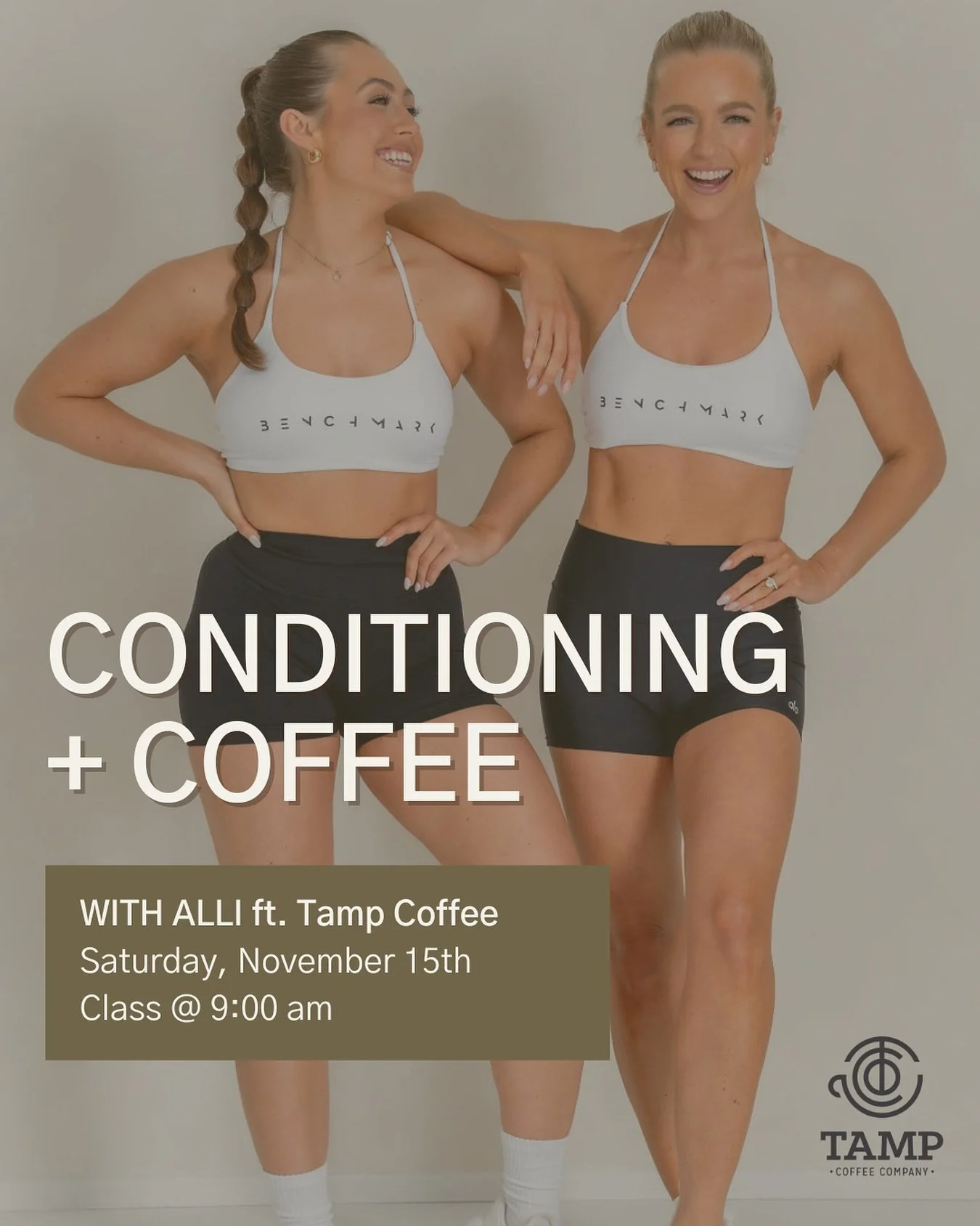 Saturday mornings hit different when you&rsquo;re surrounded by your people.

Join us on Saturday, November 15th at 9AM for Conditioning + Coffee &mdash; a high-energy workout with @alliarruda followed by @tampcoffeeco and the thing that brings us al
