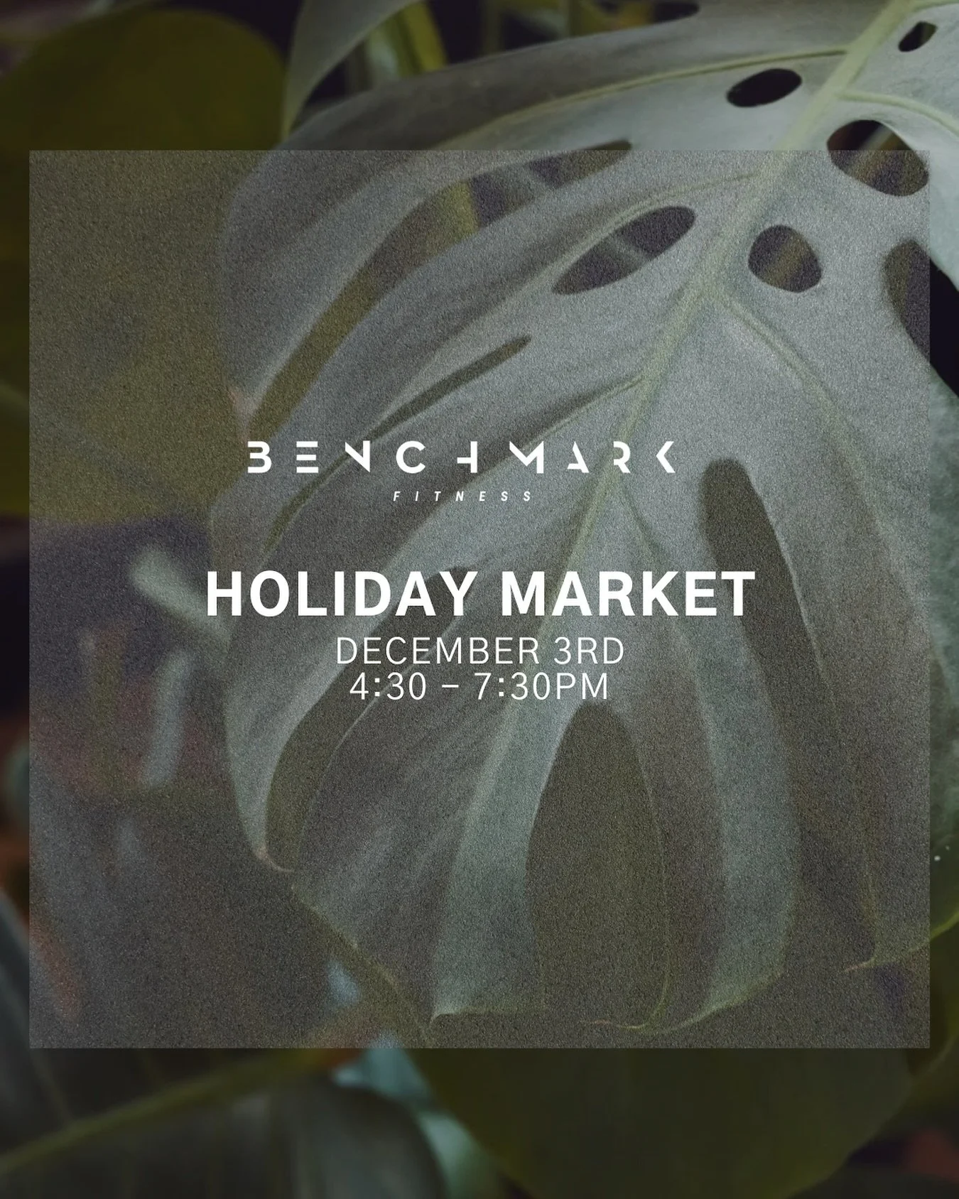 Celebrate the spirit of the season with us at the BENCHMARK FITNESS Holiday Market 🎄

Join our community for an evening of local shopping, festive cheer and meaningful connection (always!)

🗓 Wednesday, December 3rd
📍 @benchmarkburlington (430 Pea