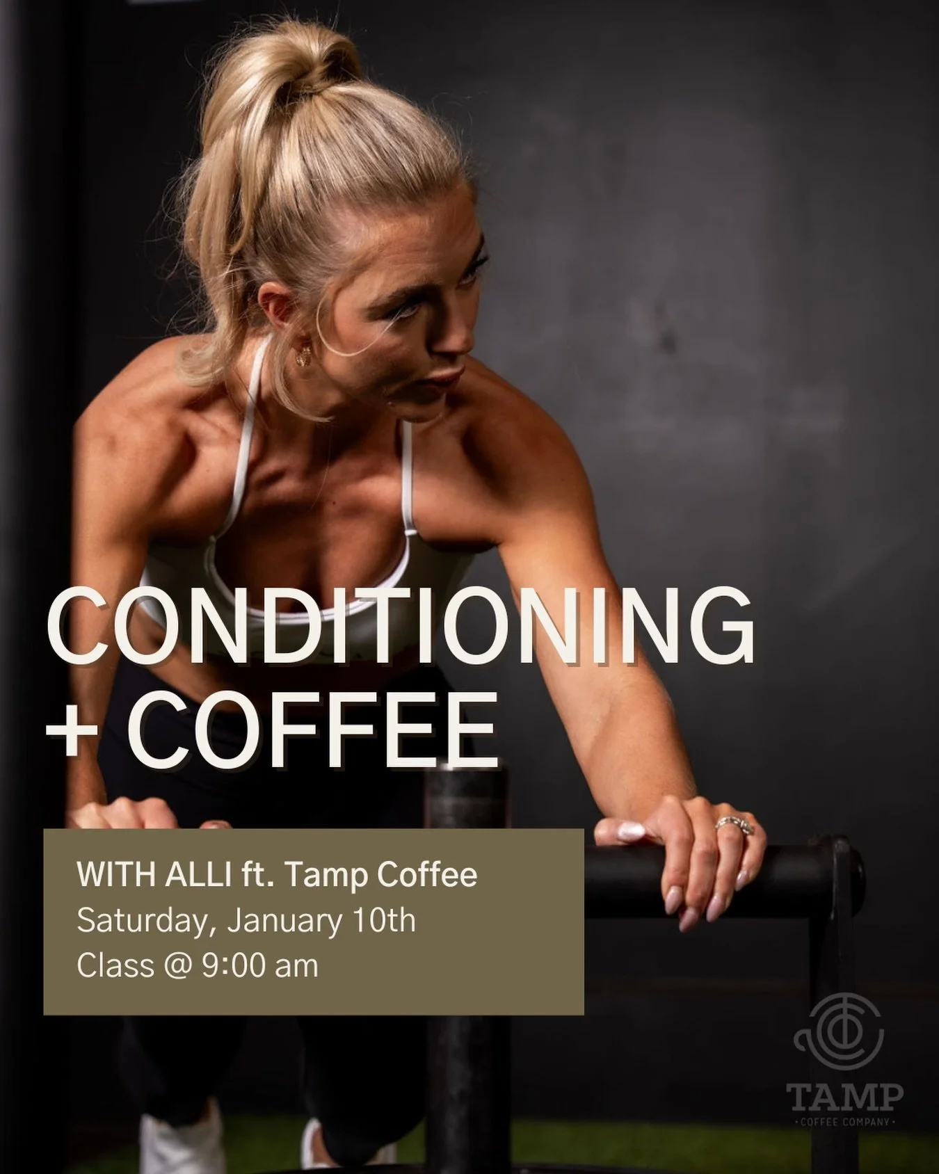 Saturday mornings hit different when you&rsquo;re surrounded by your people.

Join us on Saturday, January 10th at 9AM for Conditioning + Coffee &mdash; a high-energy workout with @alliarruda followed by @tampcoffeeco and the thing that brings us all