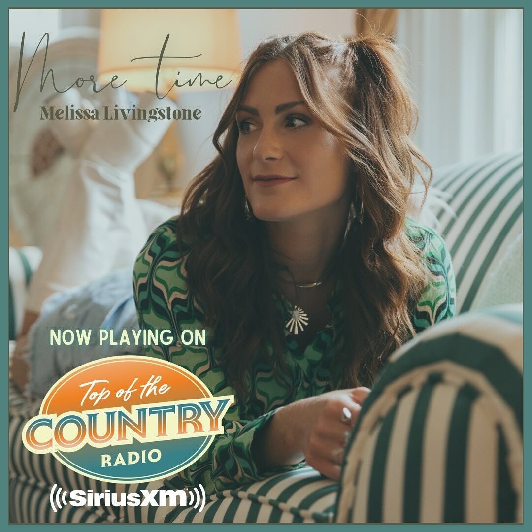 Great music getting love. 👏
Congrats @melissalivingstonemusic on your super stunning new song &ldquo;More Time&rdquo; being added to @siriusxm @siriusxmcountry 🕰️&hearts;️

✍️: Melissa Livingstone, Ben Chase, Lydia Sutherland

💻🎶: @brandonmeagher