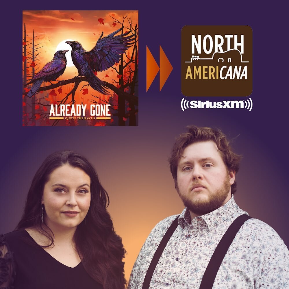 For real tho&hellip; this song!! 🫠🫠
Huge congrats to @quotetheravenduo for landing their stunning new track &ldquo;Already Gone&rdquo; on @siriusxmcanada @north_americana 🙏🎵
Big thx to SXM for the support!