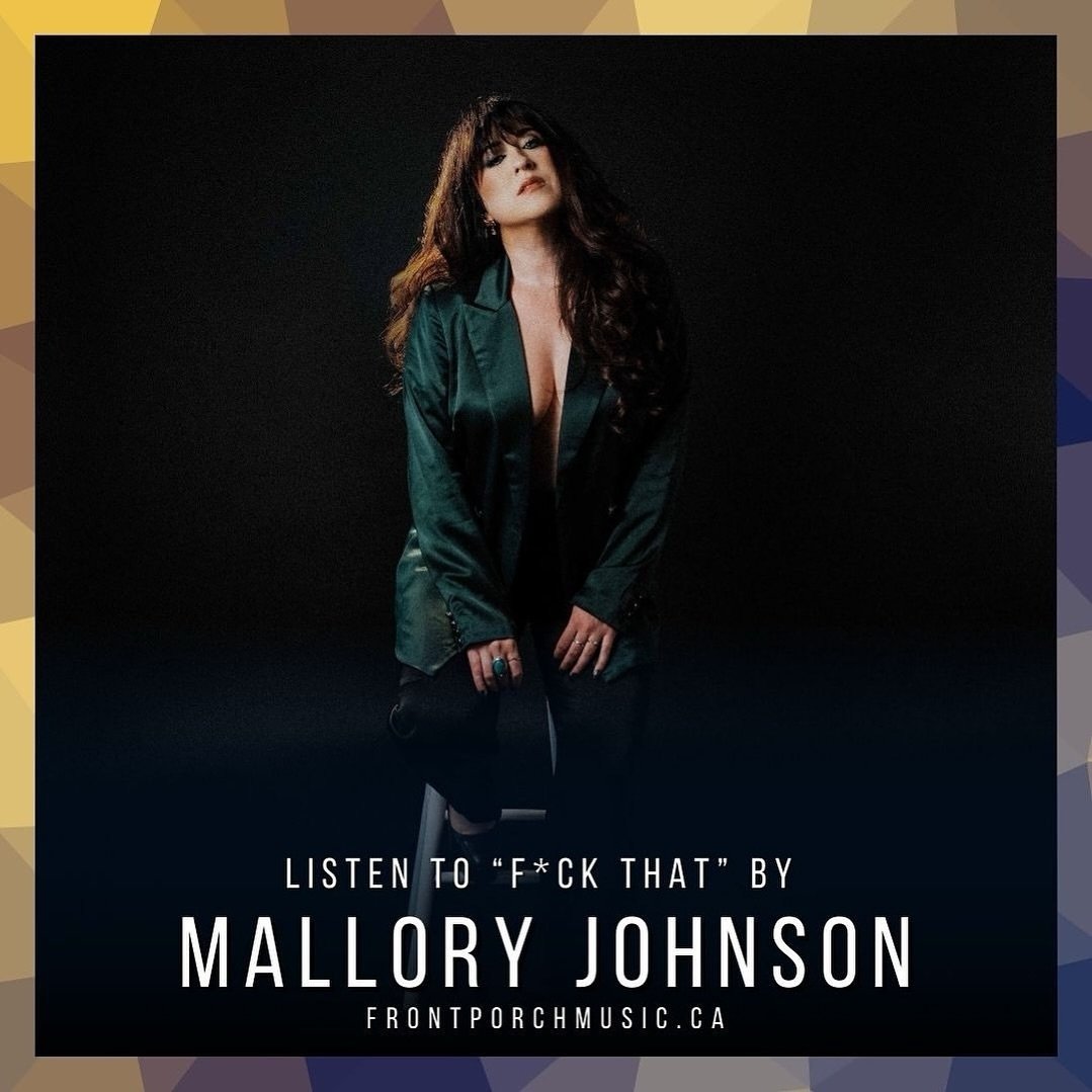 Thanks to our friends at @frontporch_music for giving this track and artist ( @maljohnsonmusic ) so much love! 🖤🖤

From Front Porch: Our friend Mallory Johnson lets it out and throws a 🖕 up and says &ldquo;f*ck that&rdquo; in her new single out no