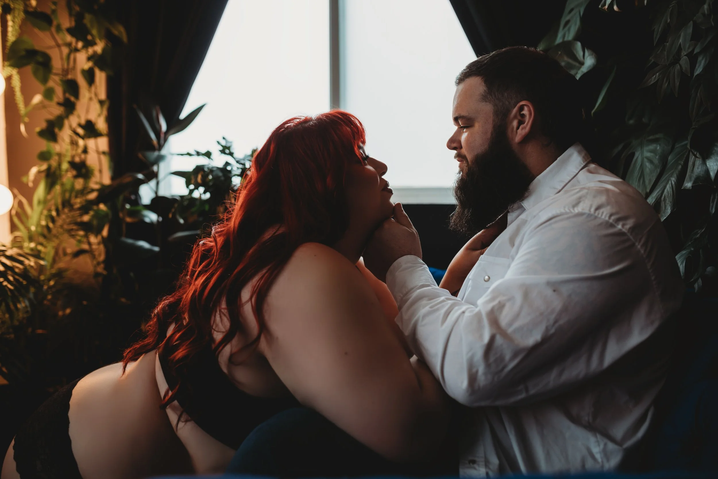 seattle Washington couples boudoir plus size