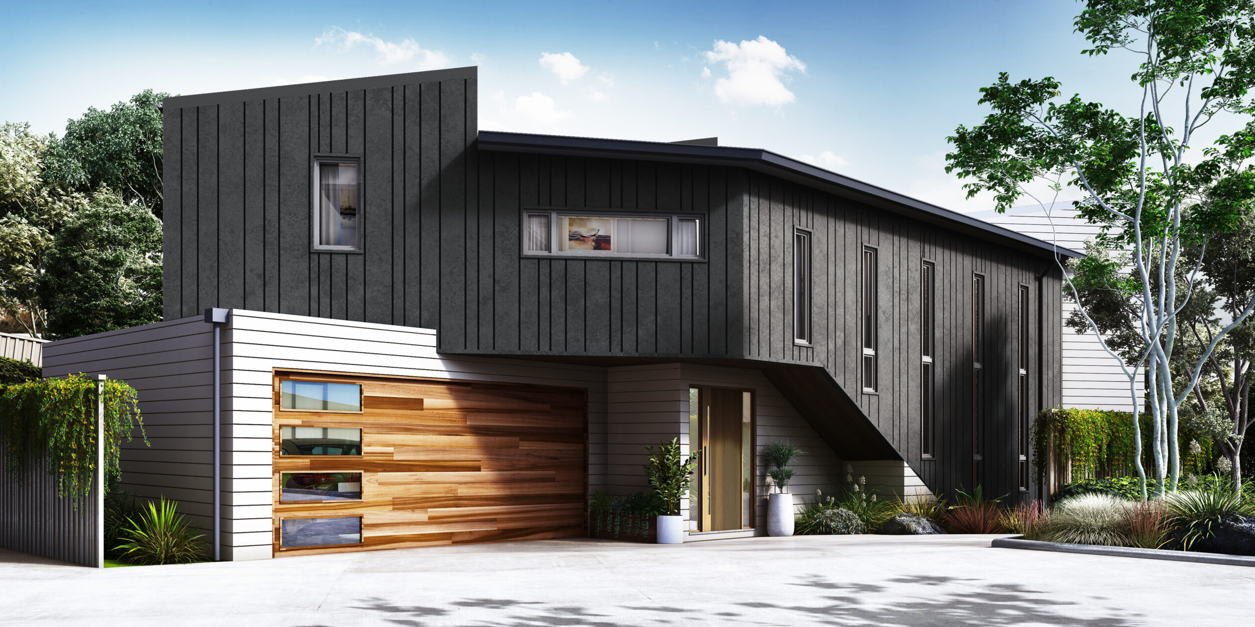 New built and subdivision, Browns Bay, Auckland