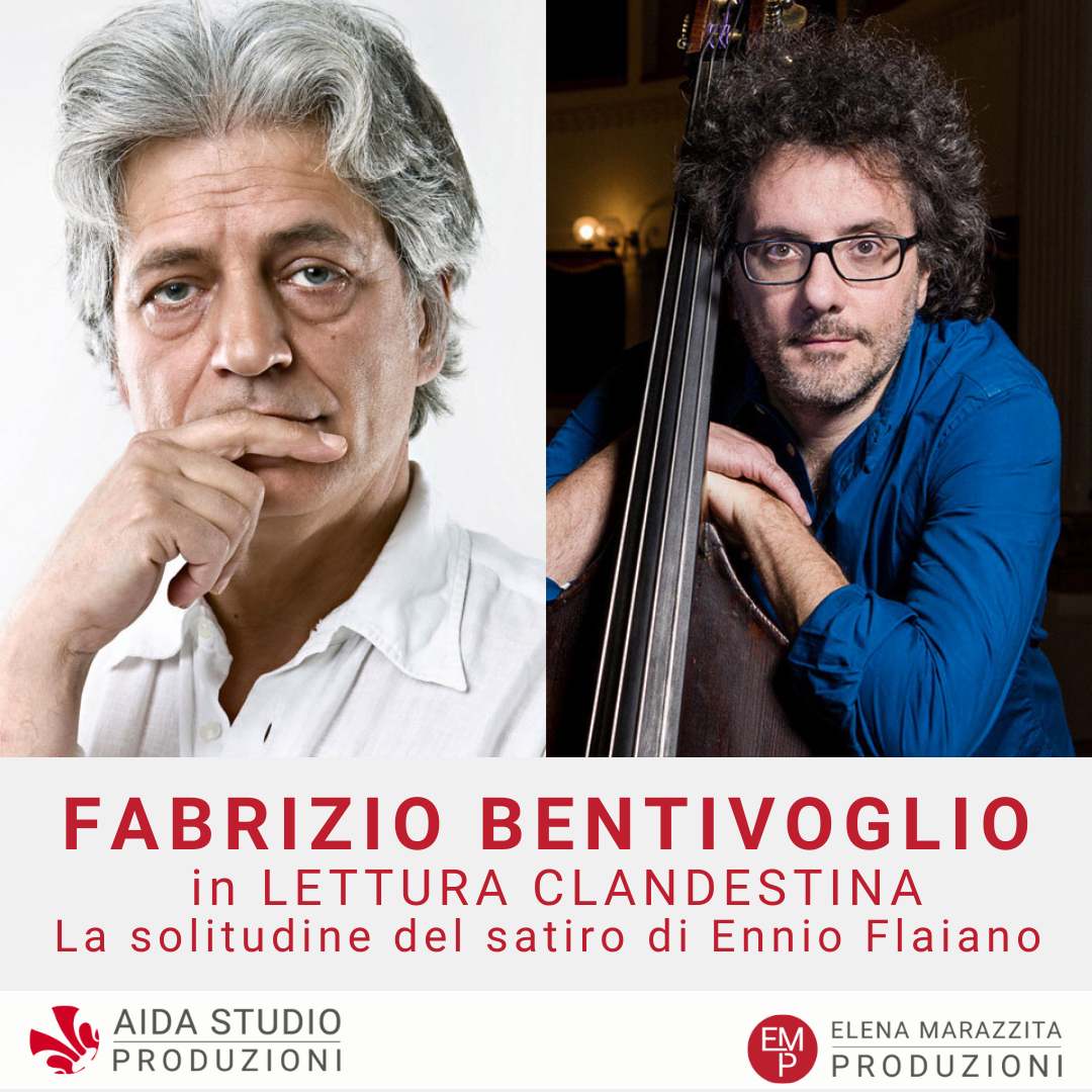 FABRIZIO BENTIVOGLIO in "LETTURA CLANDESTINA. La solitudine del satiro" di Ennio Flaiano