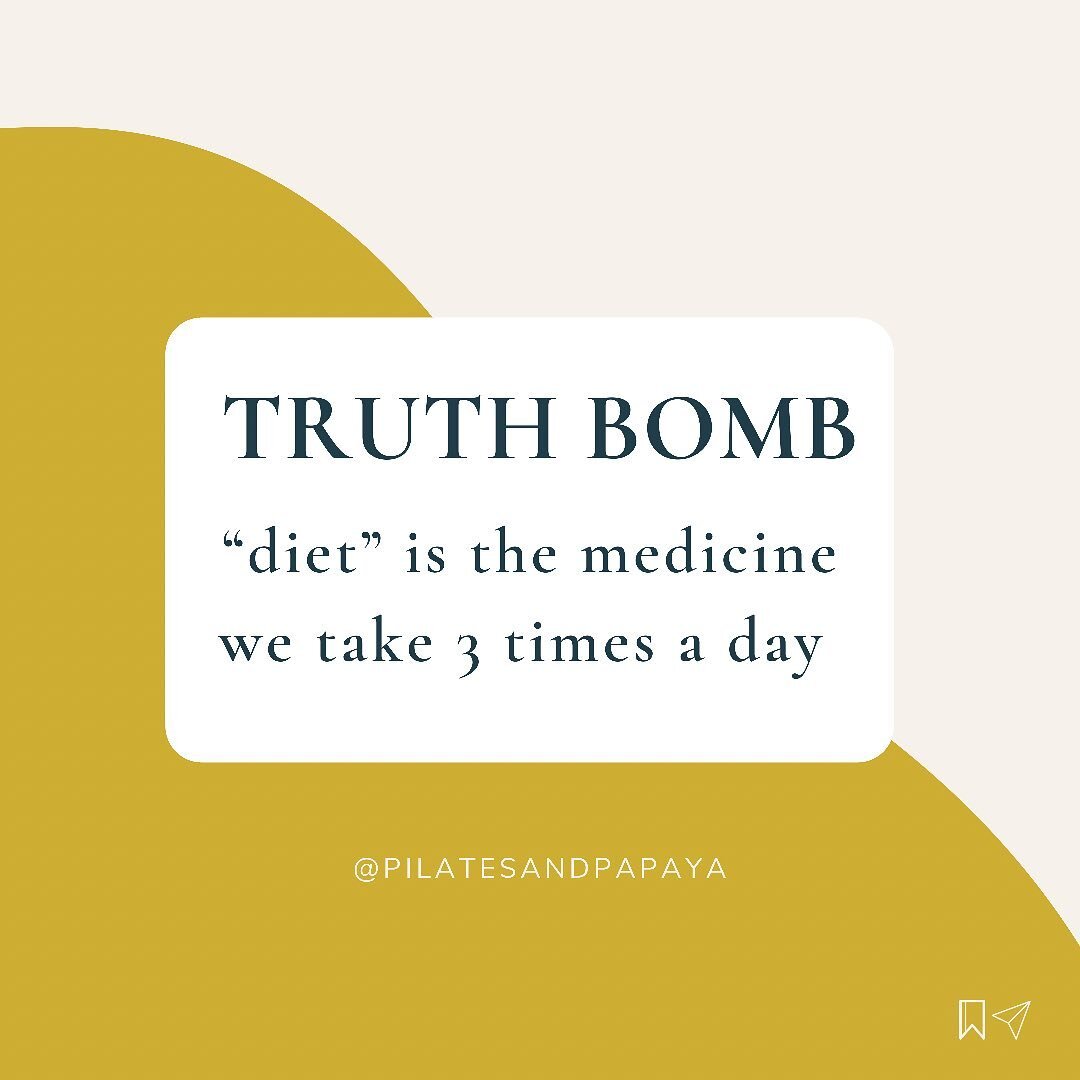 &ldquo;diet&rdquo; &bull; noun &bull; the kinds of food that a person, animal, or community habitually eats
⠀
Bottomline &mdash; what we consume is either feeding disease or fighting it. I wholeheartedly believe this. I&rsquo;ve witnessed it again an