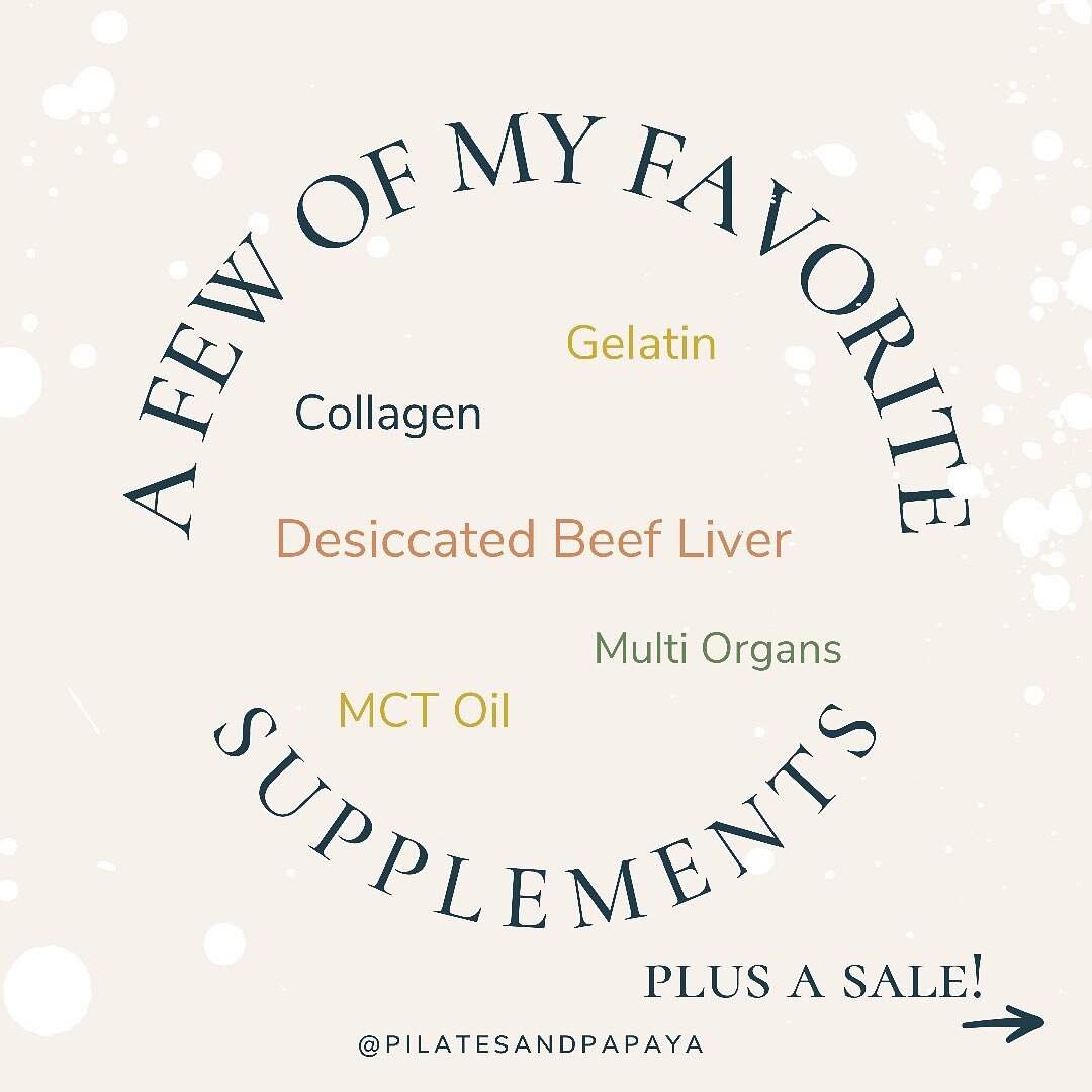 You can&rsquo;t supplement your way out of a bad diet, but you can supplement wisely!
⠀
💥 Here are a few of my favorites from Perfect Supplements + they&rsquo;re on SUPER SALE today - Thursday with my code: AUTUMN15
⠀
Even better, you can stack this