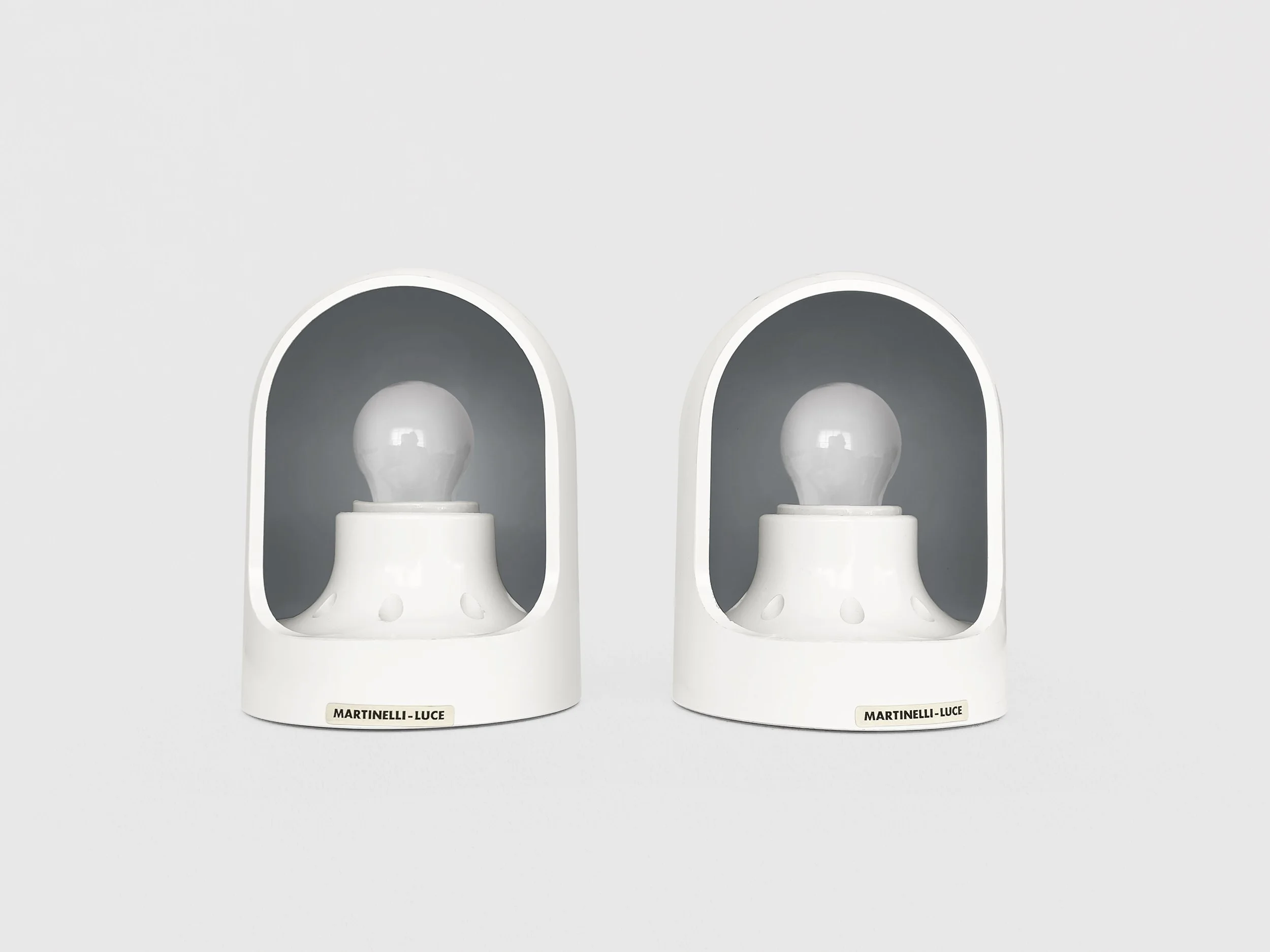 Giuliana Gramigna, Bossolo Wall Lamps, Martinelli Luce 1972