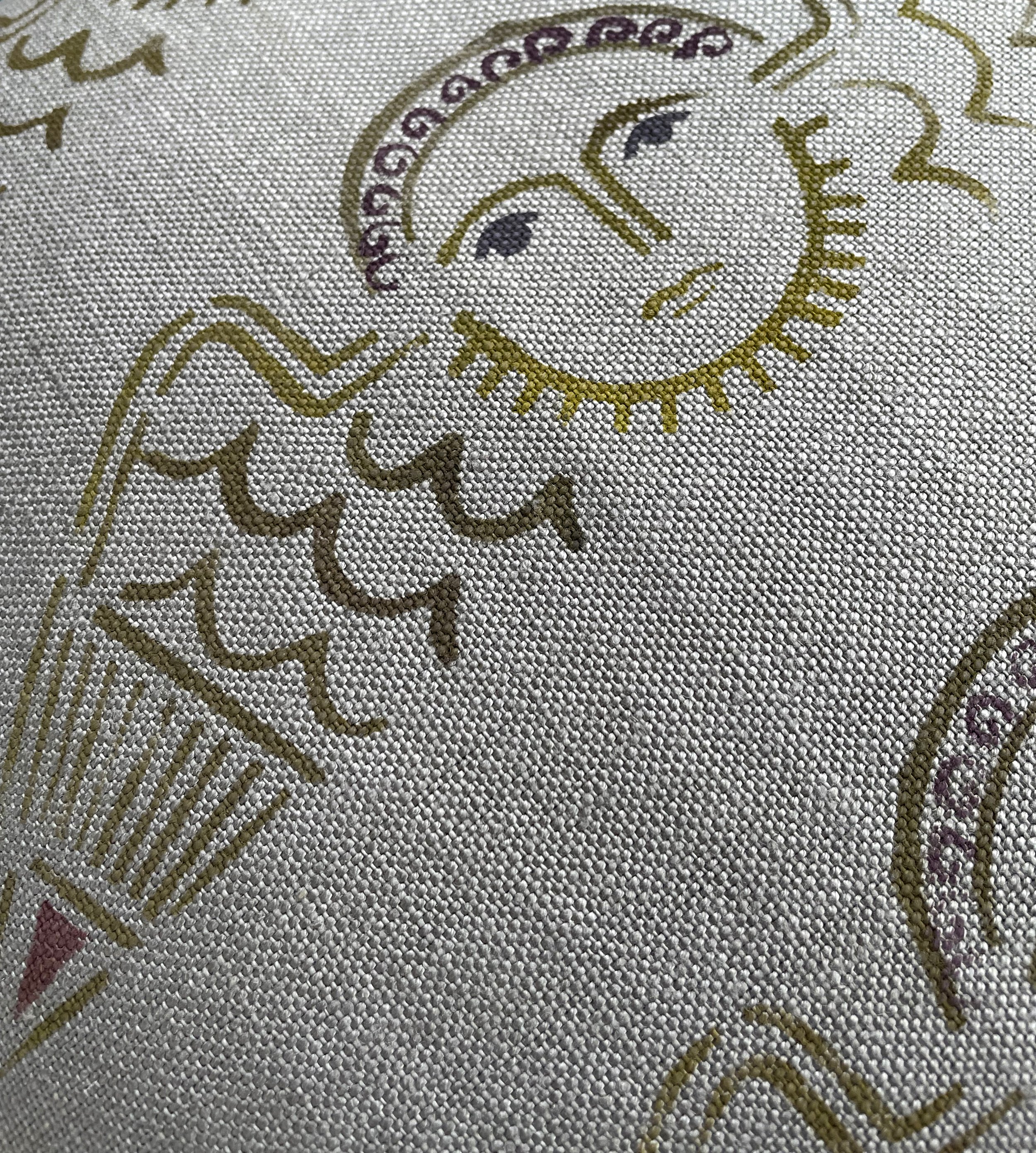 Belvoir Angel cushion GREY detail Vanessa Stone.jpg