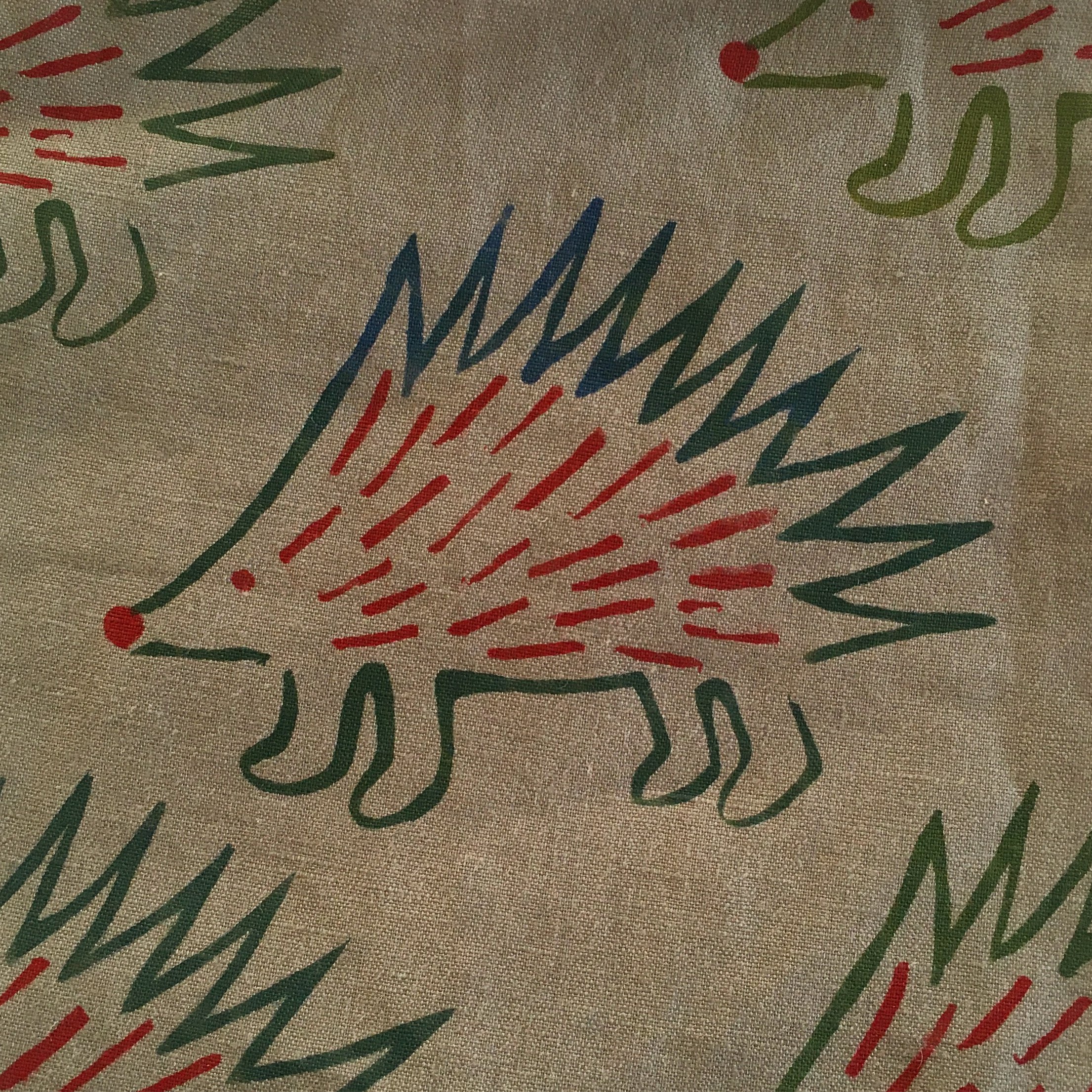 marching hedgehogs vanessa stone hand printed fabric.jpeg