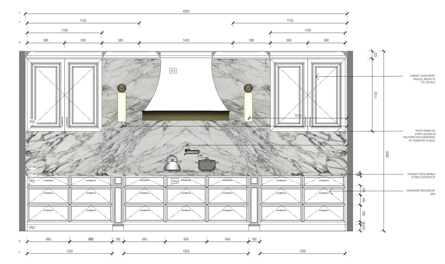 KITCHEN ELEVATION