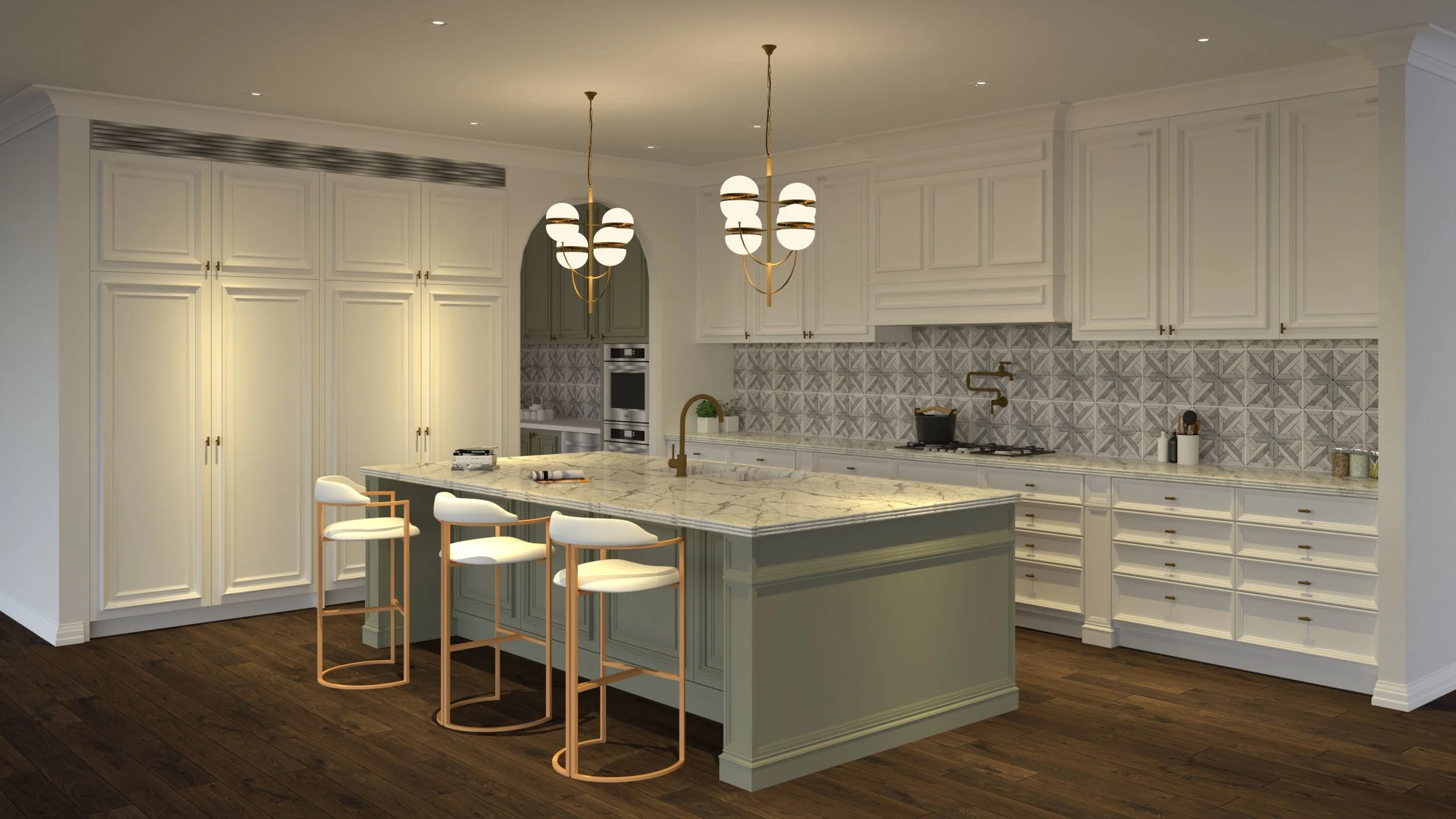 CHOOSING AN ISLAND COLOUR