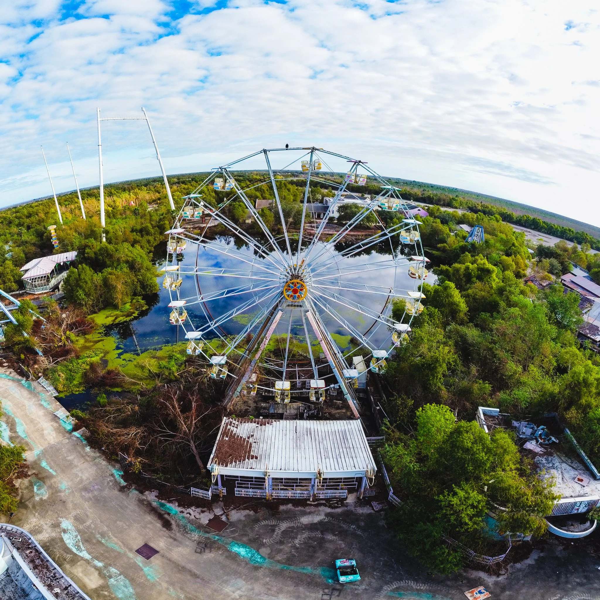 panorama taken from drone