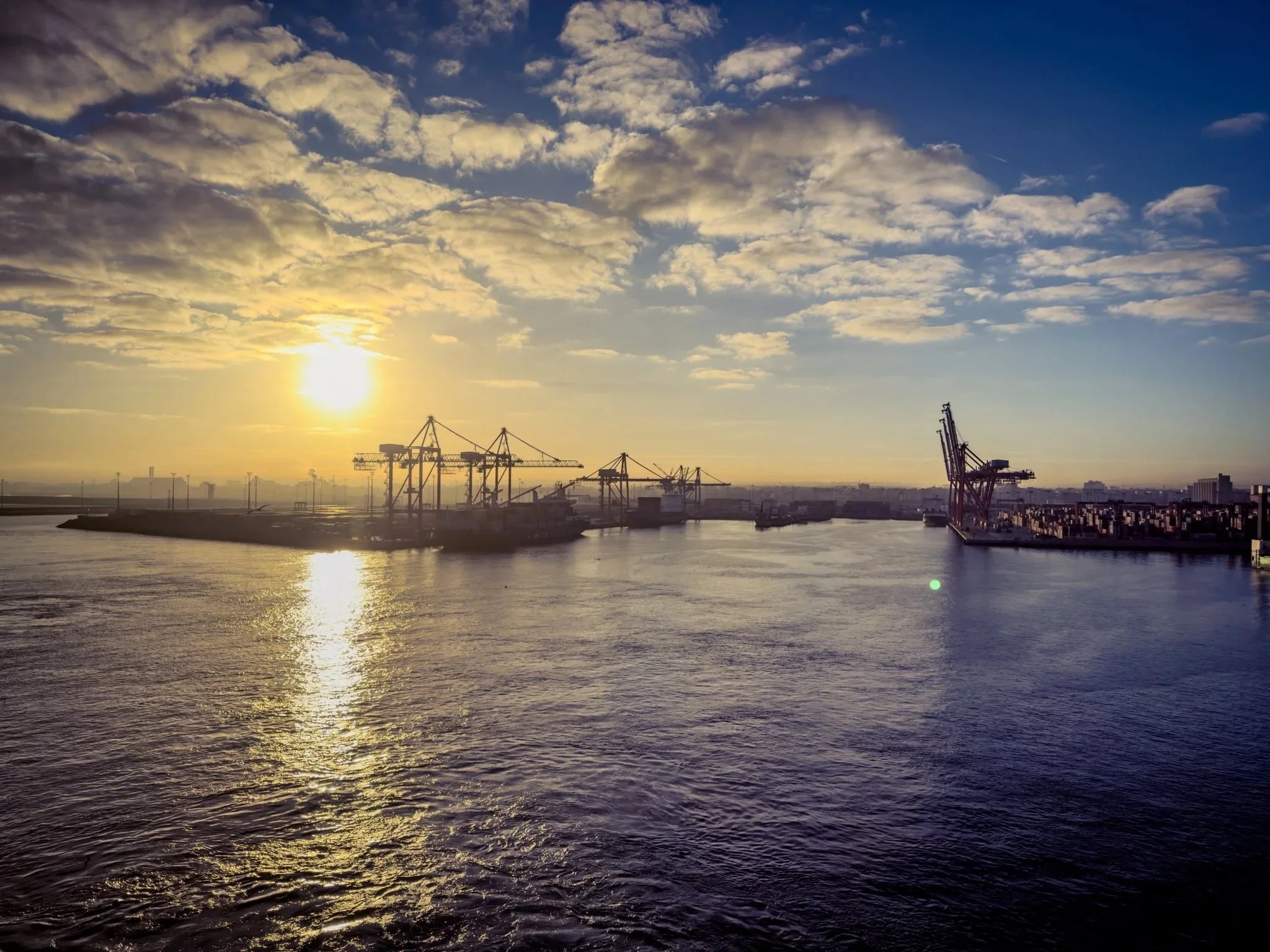 The port of Casablanca, Morocco