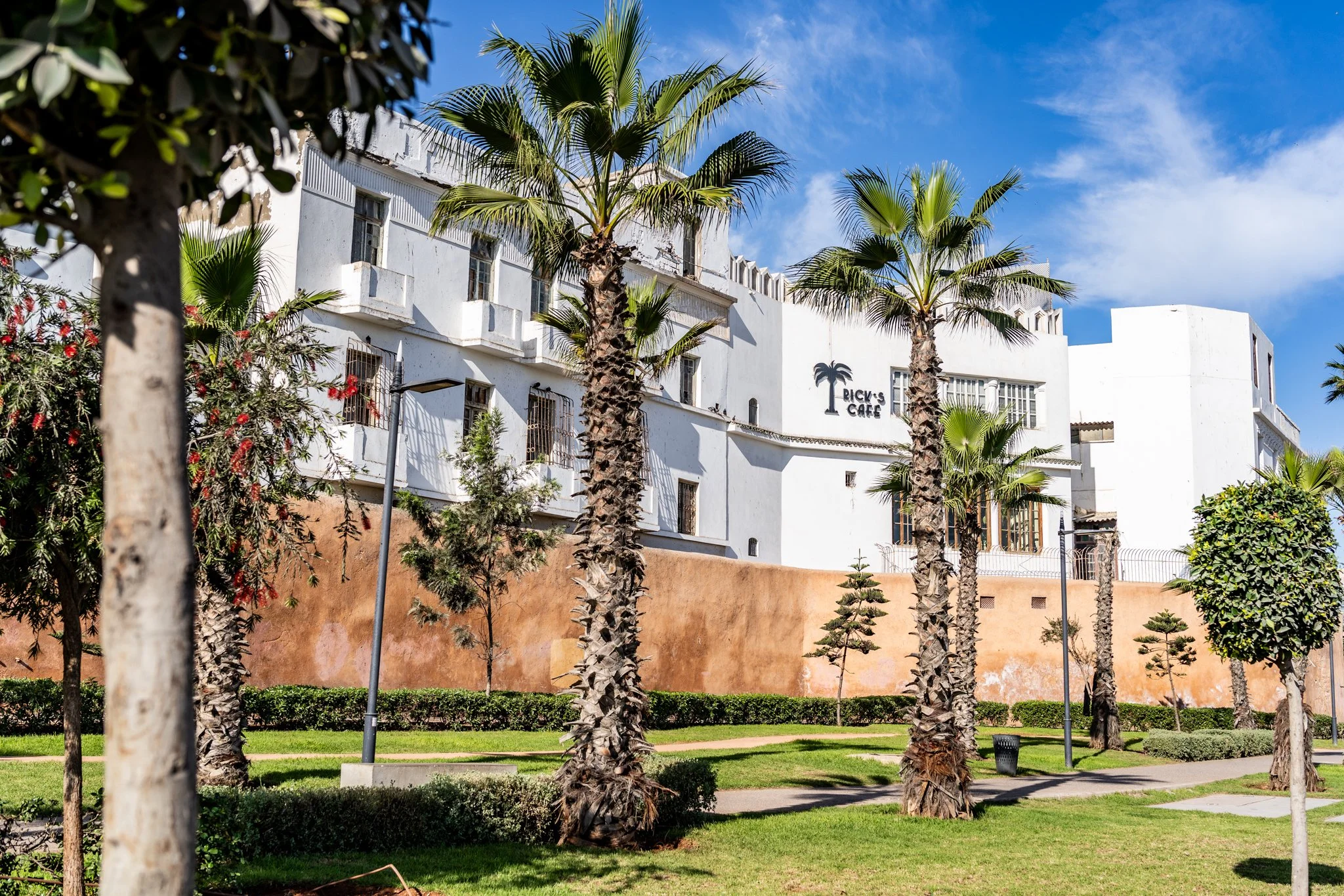 The rear view of Rick's Cafe in Casablanca