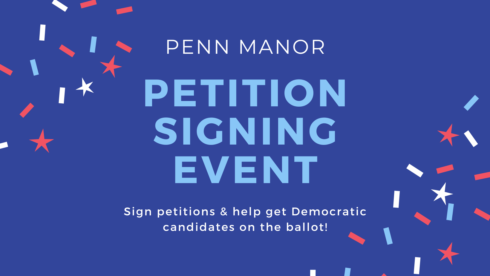 Petition Signing Event