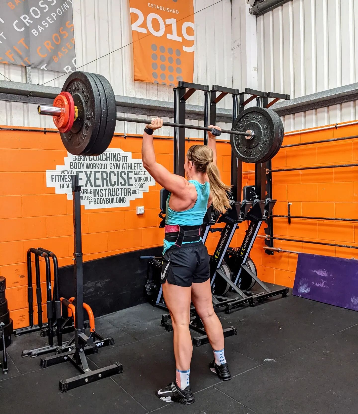 All the pressing gains 💪 
.
.
.
#crossfit #complex #exercise #fitness #gym #gains #inwodwetrust #lean #lift #practice #strong #train #unit22fitness #workout #waterlooville