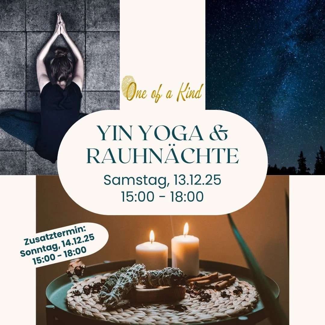🌌 YIN YOGA &amp; ZAUBER DER RAUHN&Auml;CHTE 🌌 Special in der Vorweihnachtszeit
&ndash;  Early Bird nur noch bis 08.08.! &ndash;

F&uuml;r mich sind die magischen #Rauhn&auml;chte eine wunderbare Zeit zwischen den Jahren, um das Vergangene noch einm
