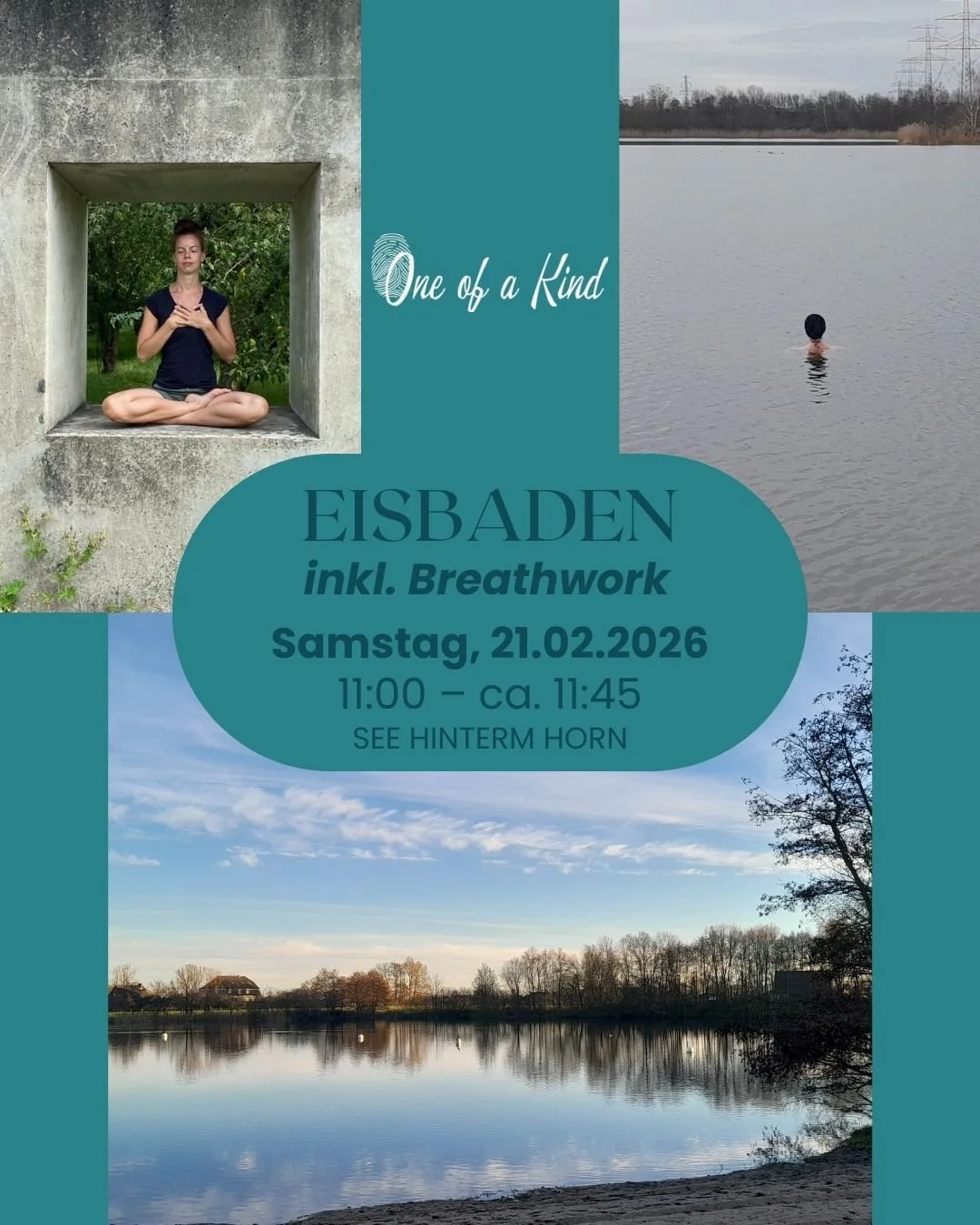 ❄️🌊🧊 EISBADEN 🧊🌊❄️ inkl. BREATHWORK-Session am 21.02.26 im See Hinterm Horn

F&uuml;r euch alle, die, genau wie ich, wieder Lust auf Eisbaden im See Hinterm Horn inkl. vorbereitender Breathwork-Session nach Wim Hof haben:
Nach letztem Wochenende 