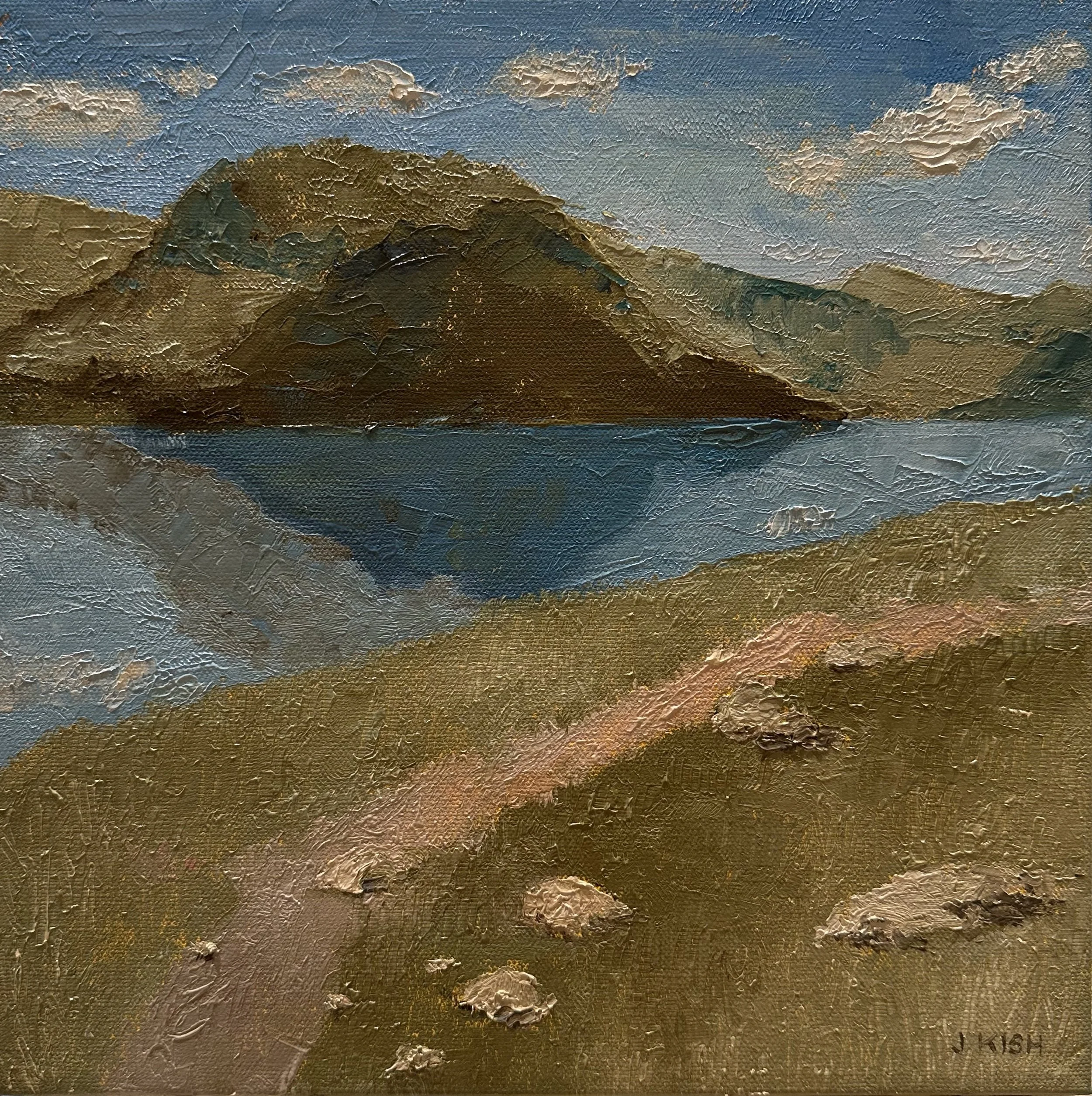 Lake Path  - 12" x 12"