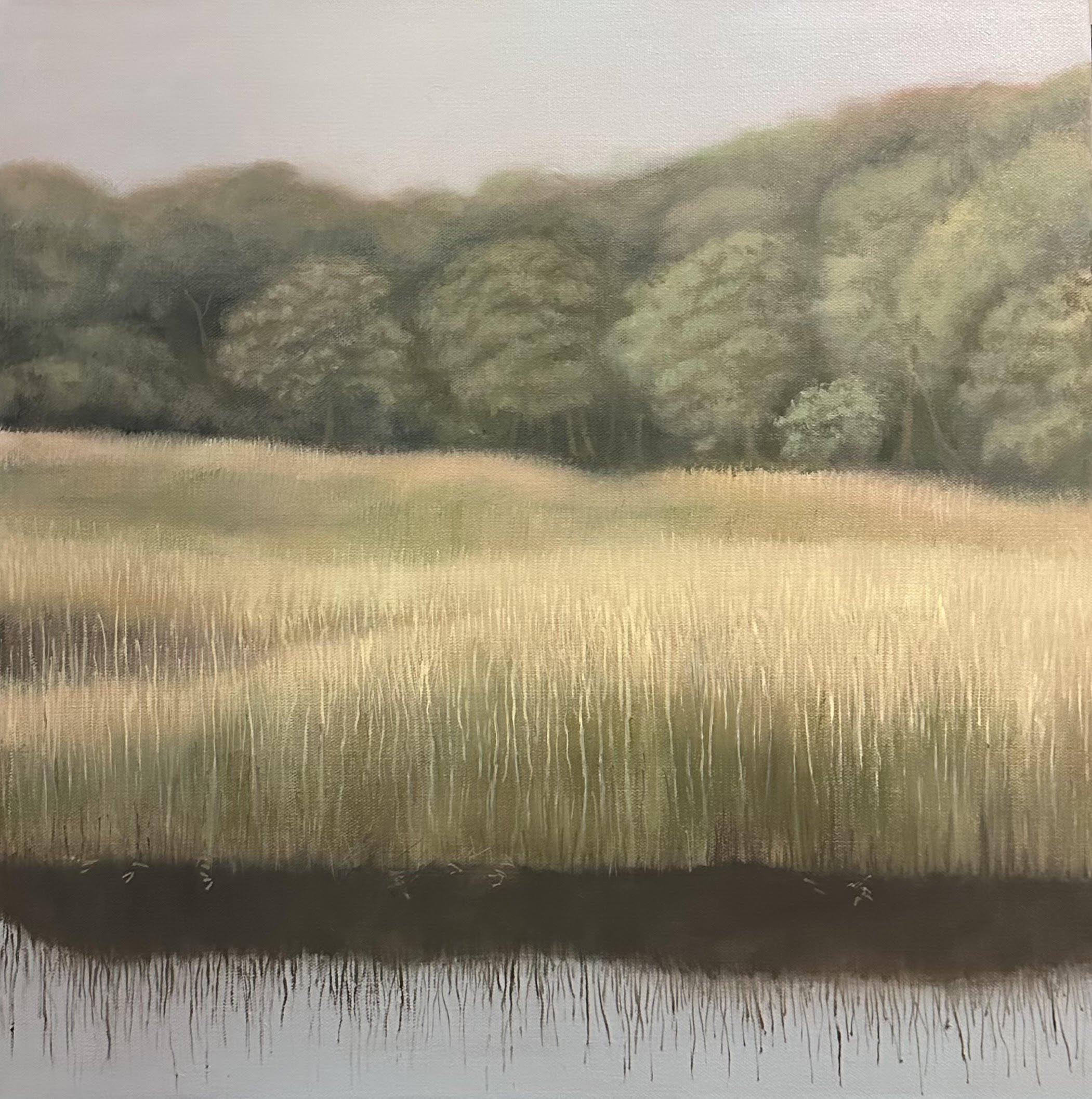 What Lies Beneath, 20 x 20, oil on canvas, $1200. Contact the artist to purchase at:
Jekish100@gmail.com