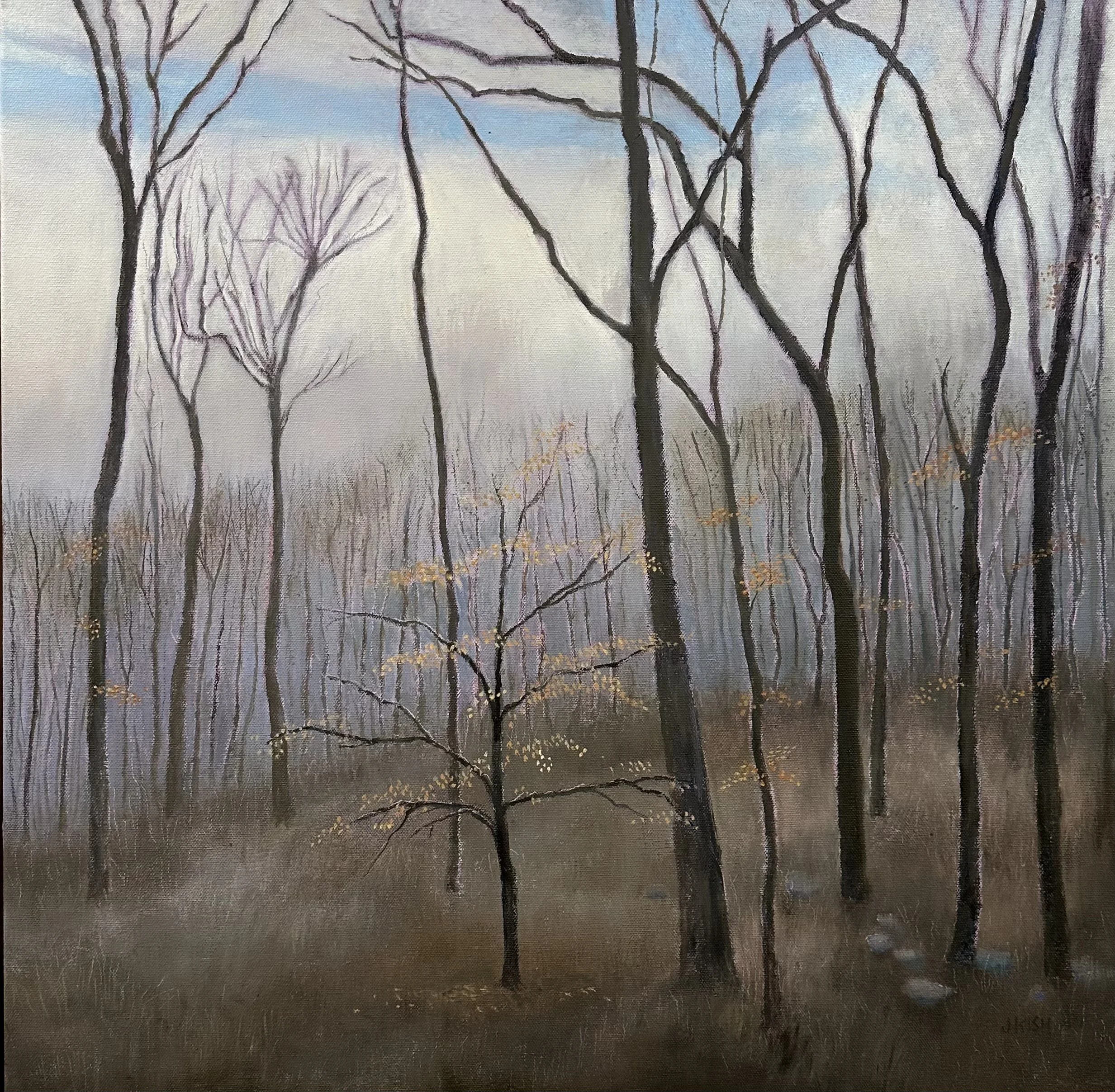 Late Fal II - 20" x 20" x 1"