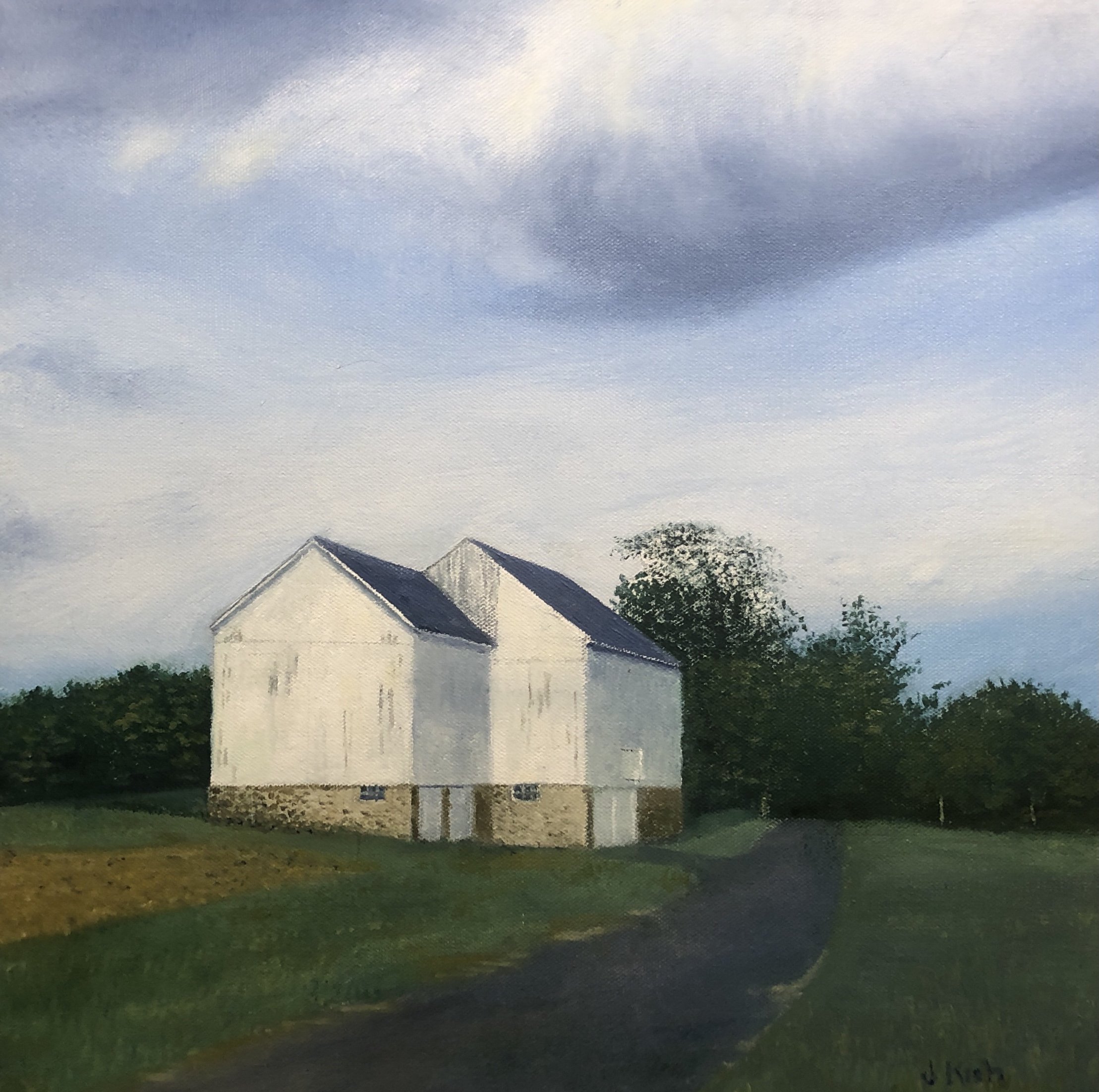 Double, 16 x 16, oil on canvas, SOLD