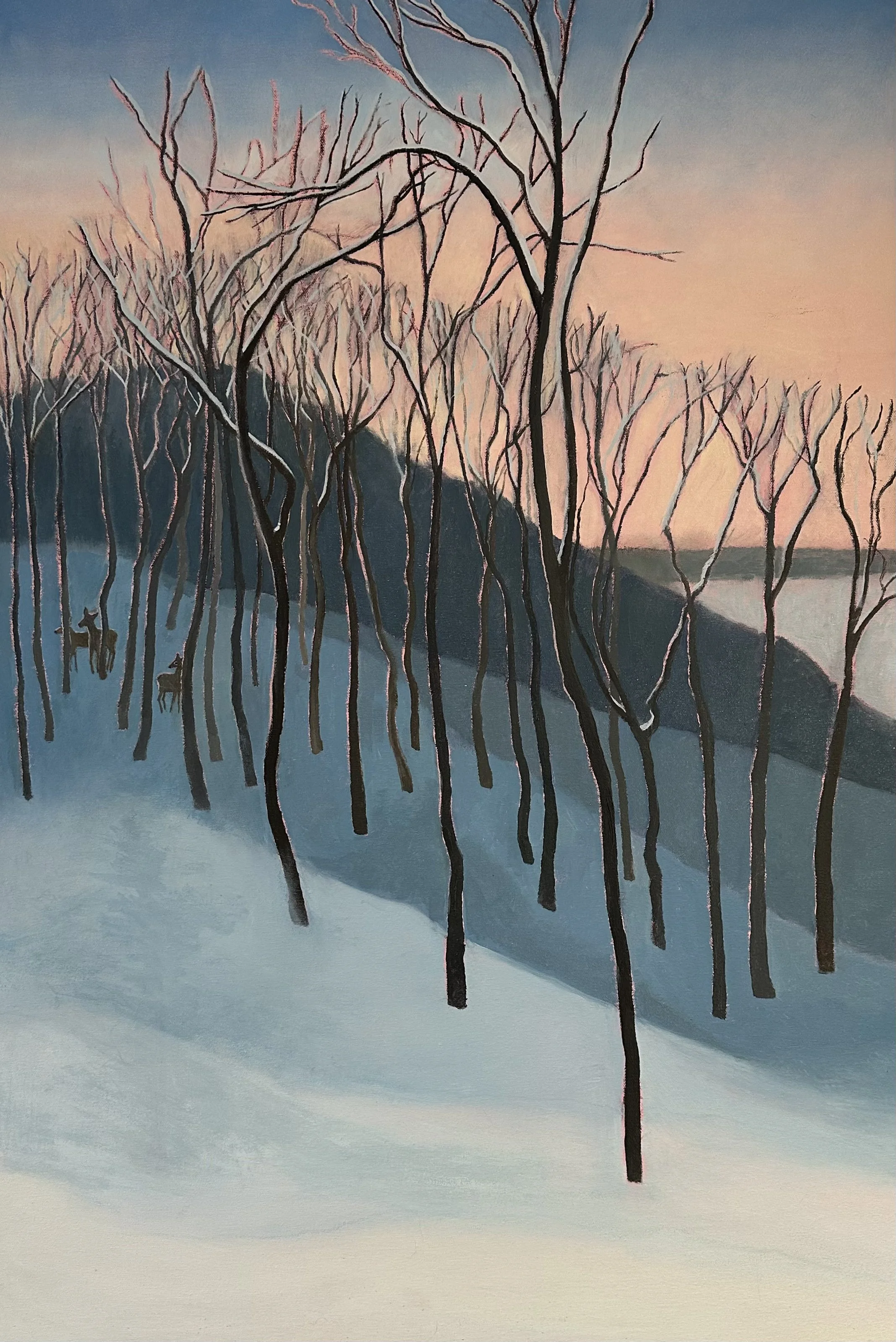 Winter Woods II - 36” × 24” x 1”