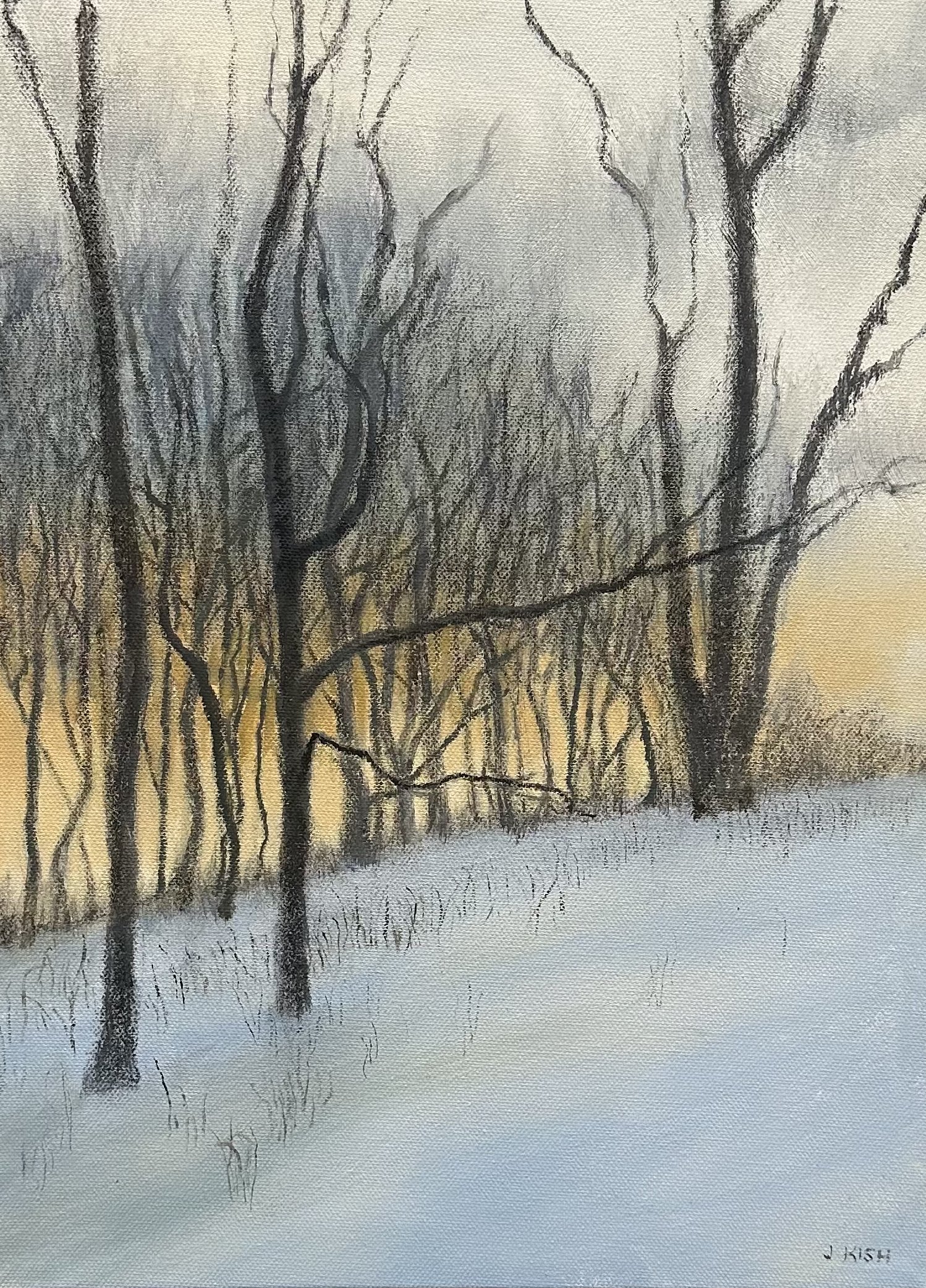 Late Winter Afternoon - 16" x 12" x 1"