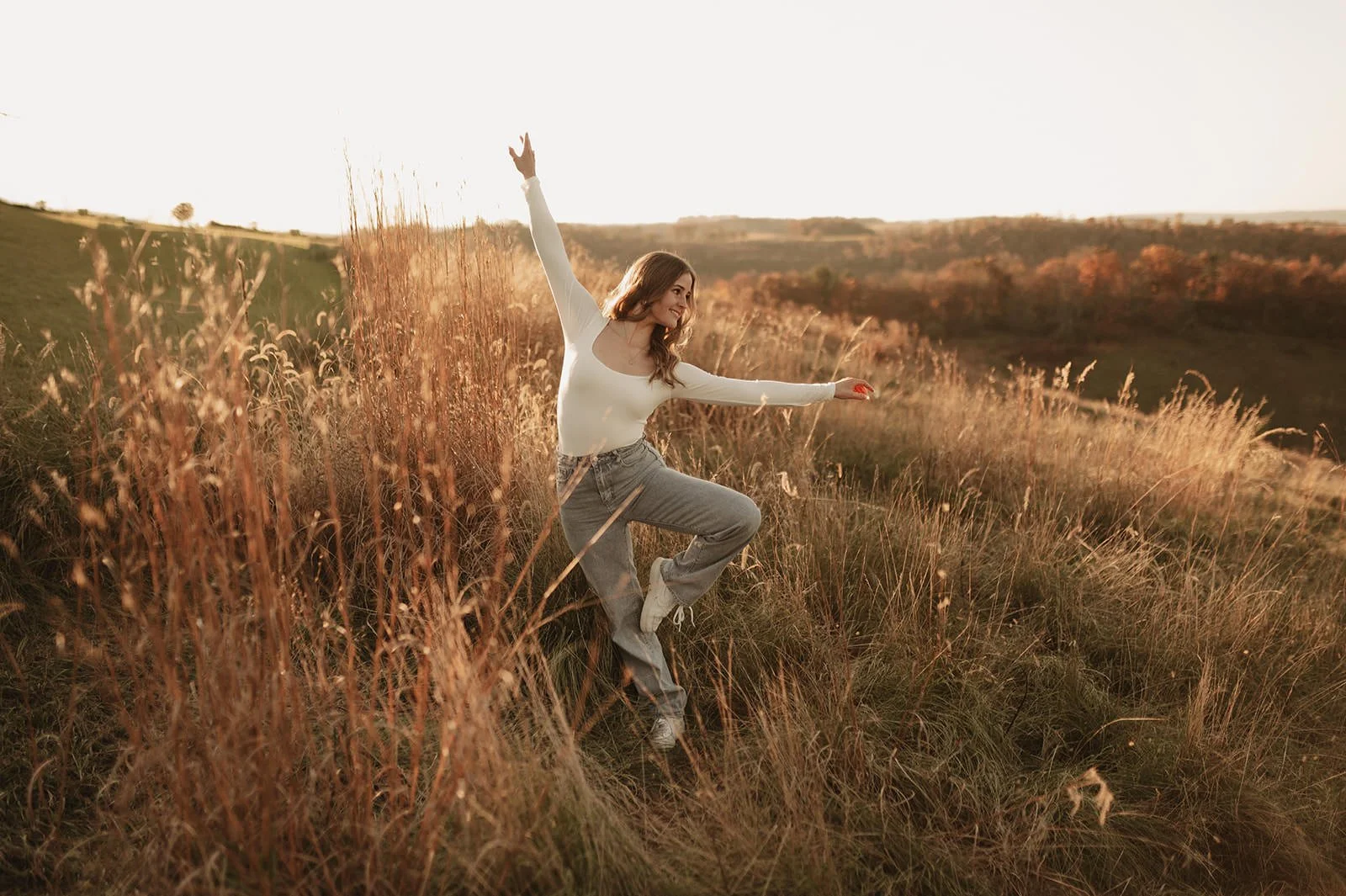 dancing senior portraits