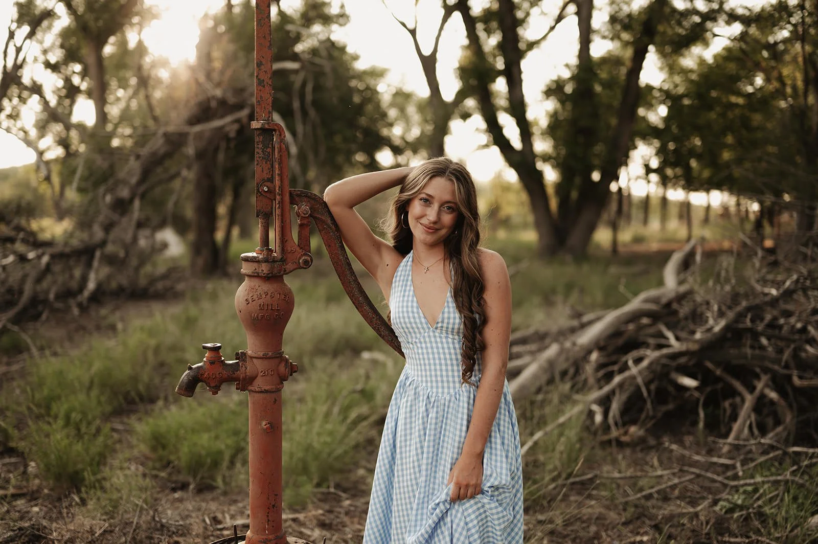 artistic senior portrait