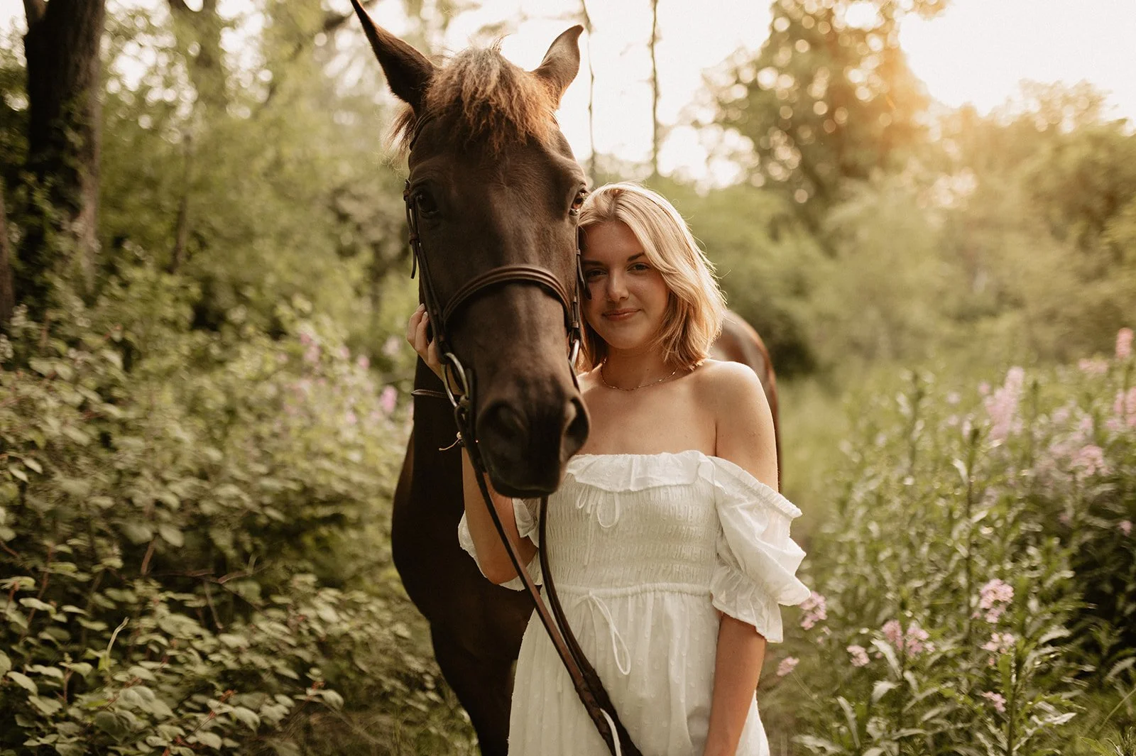 horse senior portraits