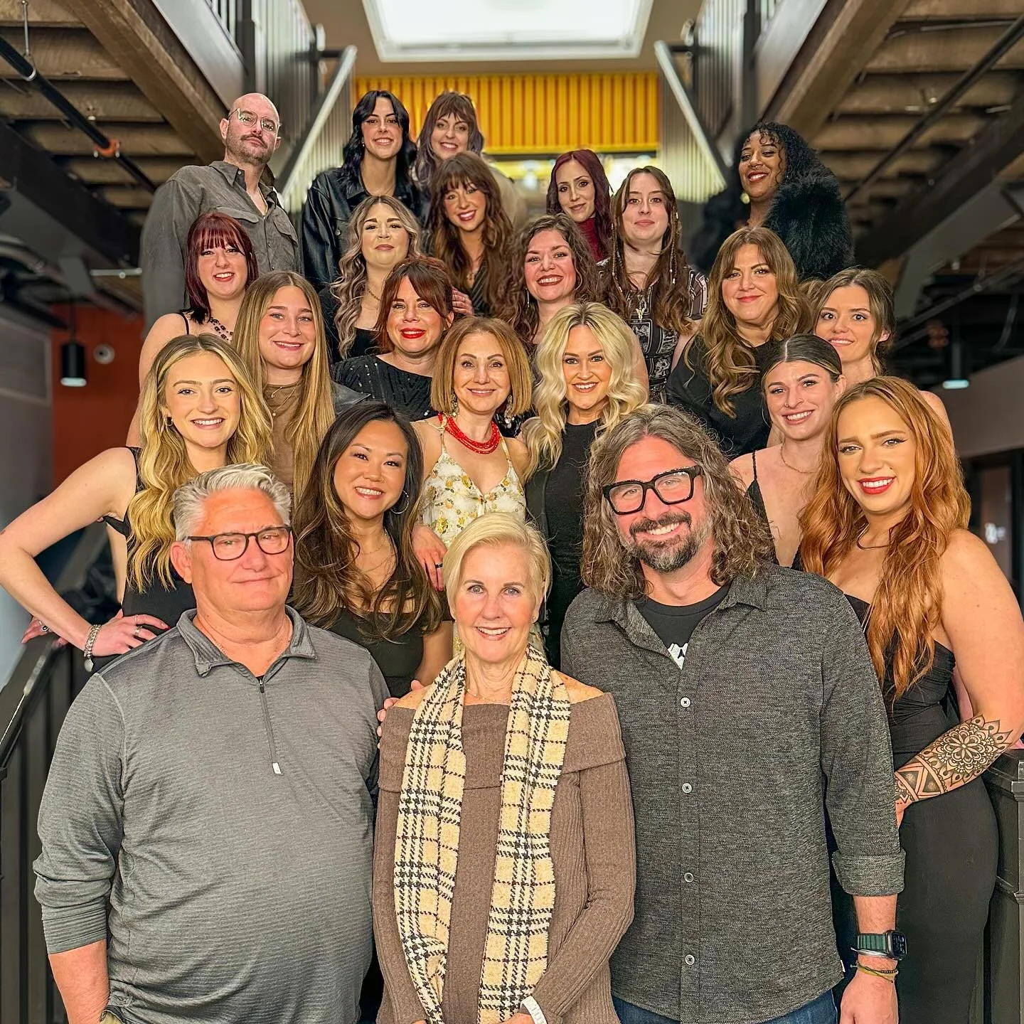 A night to remember! ✨ Celebrating surviving the busy holiday season and an incredible 40 years as a family-owned salon. From everyone on our team, thank you for your trust, love, and support over the decades. Here&rsquo;s to the beauty of tradition,