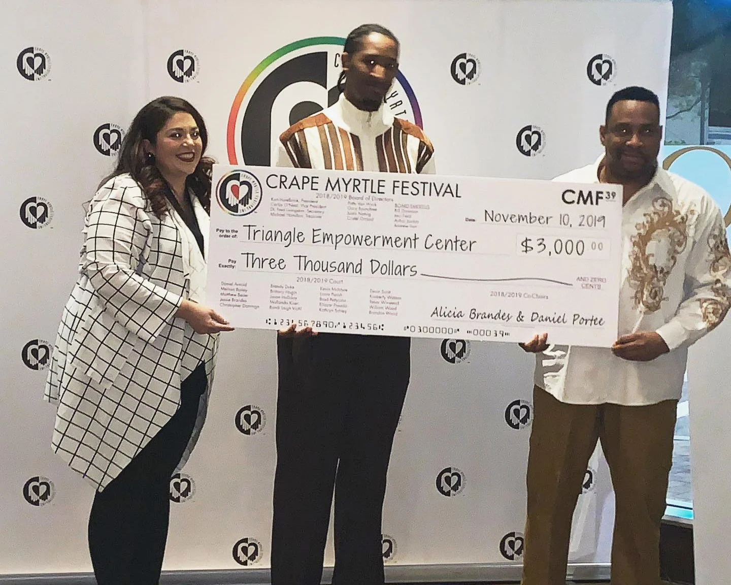 Triangle Empowerment Center check presentation CMF.jpg