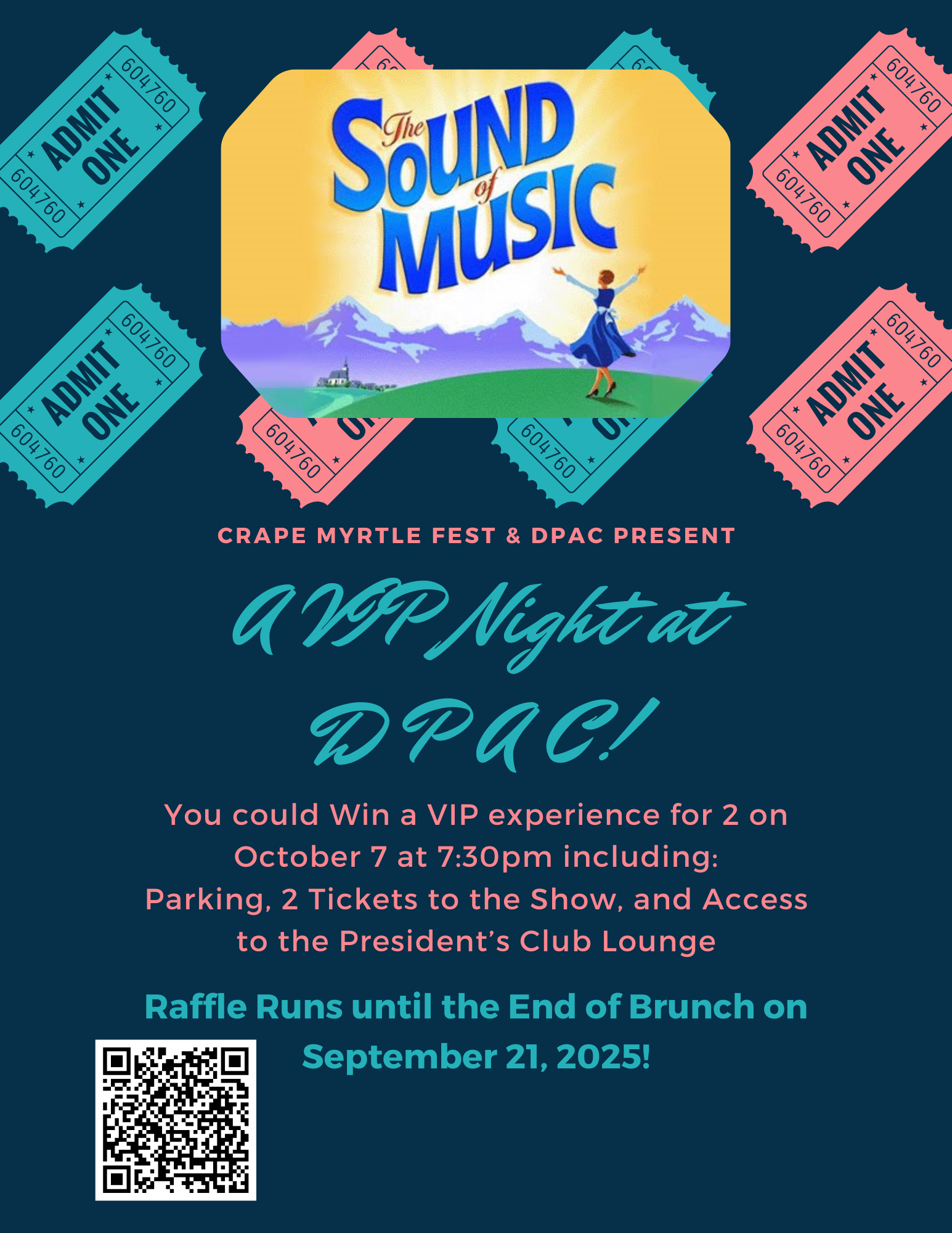 DPAC Sound of Music Prize Pack Raffle