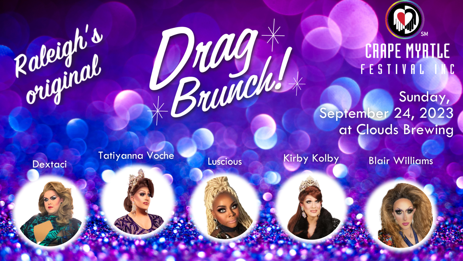 Drag Brunch Raleigh — Crape Myrtle Festival, Inc.