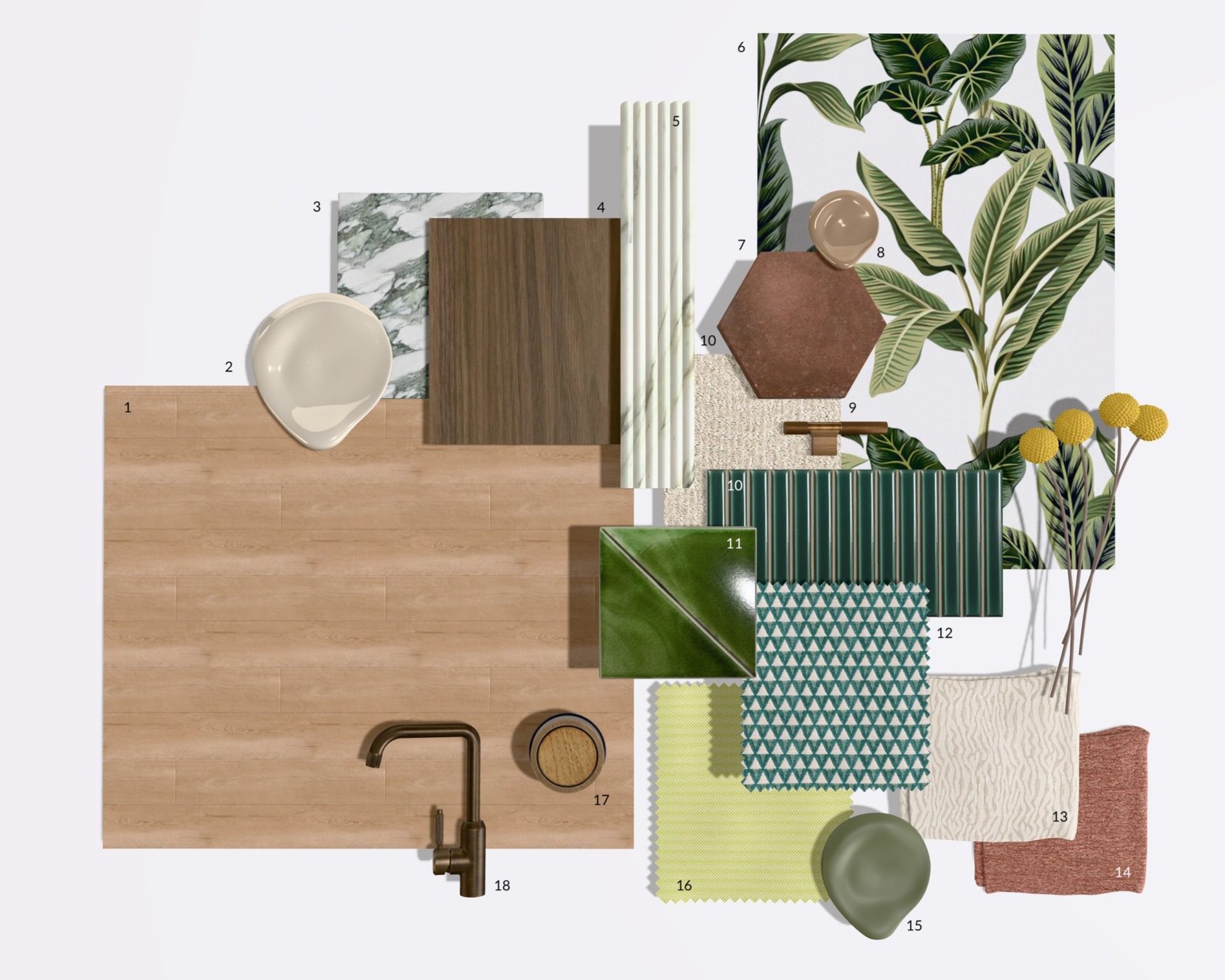 Spring Flat Lay | A Mood Board Inspired by the Season
