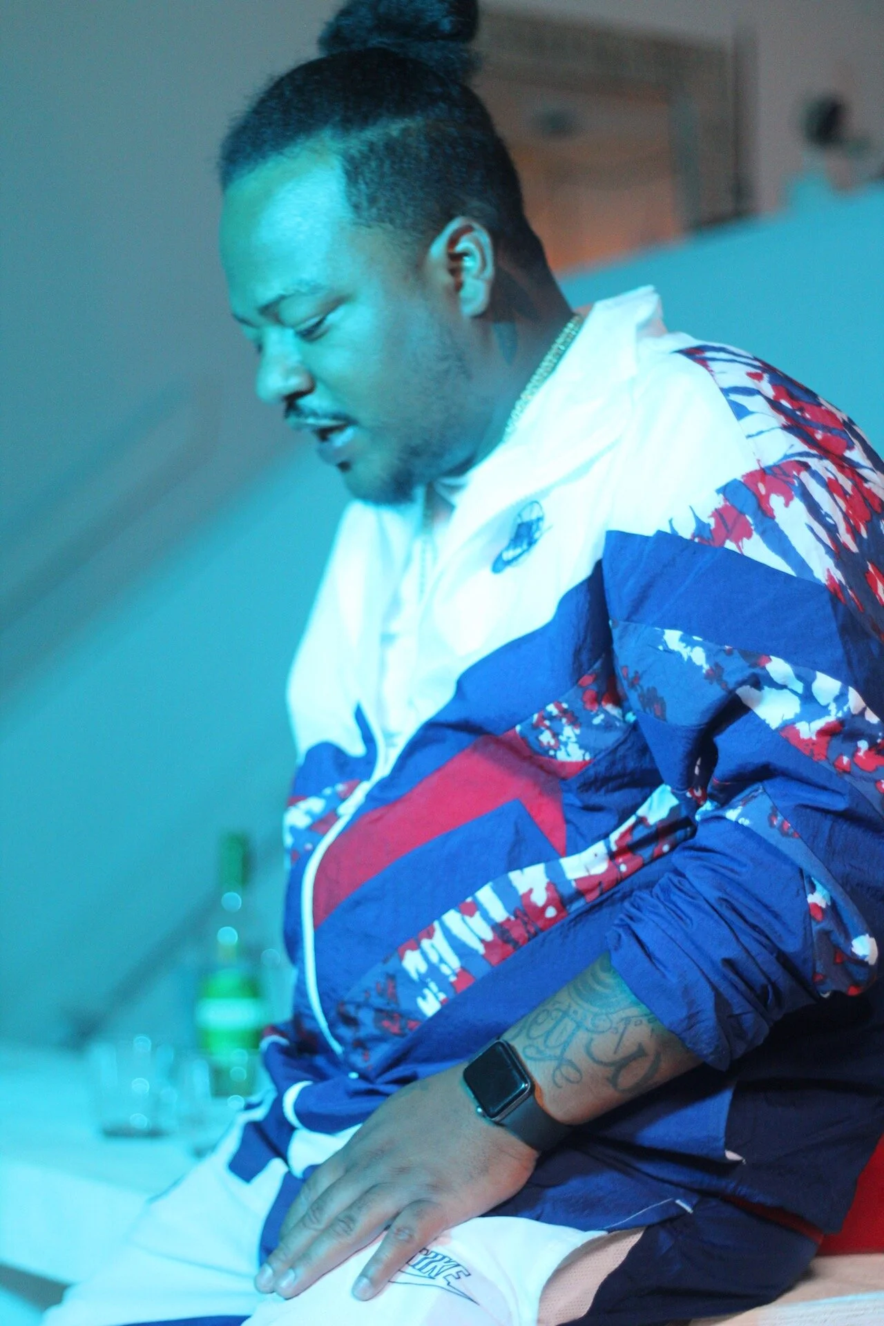 BTS on the set of Only Fans video shoot- Cinematographer Peso