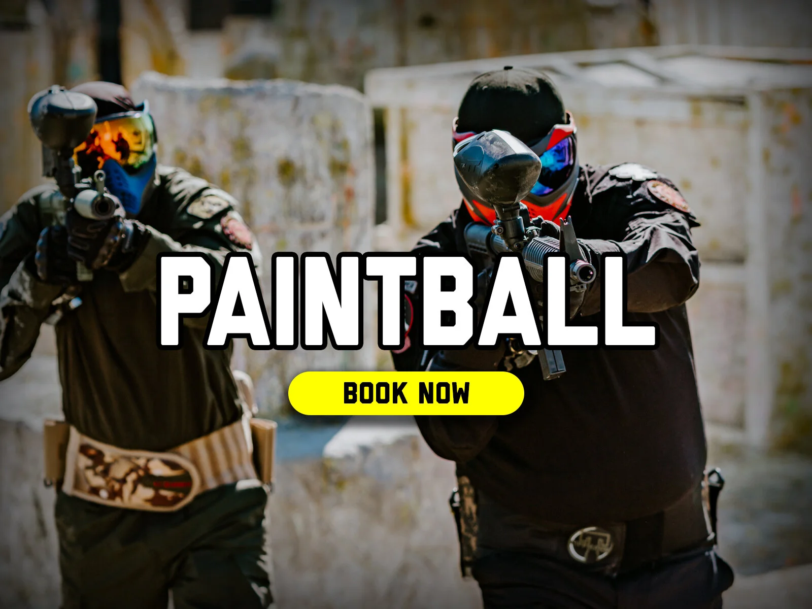 FOR MORE THAN 35 YEARS THIS HAS BEEN THE “GO TO” PAINTBALL PRODUCT - GREAT FOR MORE EXPERIENCED PLAYERS - PERFECT FOR GROUPS THAT HAVE THEIR OWN EQUIPMENT - GREAT FOR MORE AGGRESSIVE PLAYERS - BALLS FLY AT 275 FEET PER SECOND