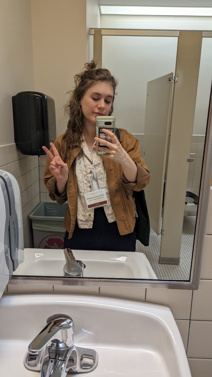 My first library symposium at the University of Minnesota!