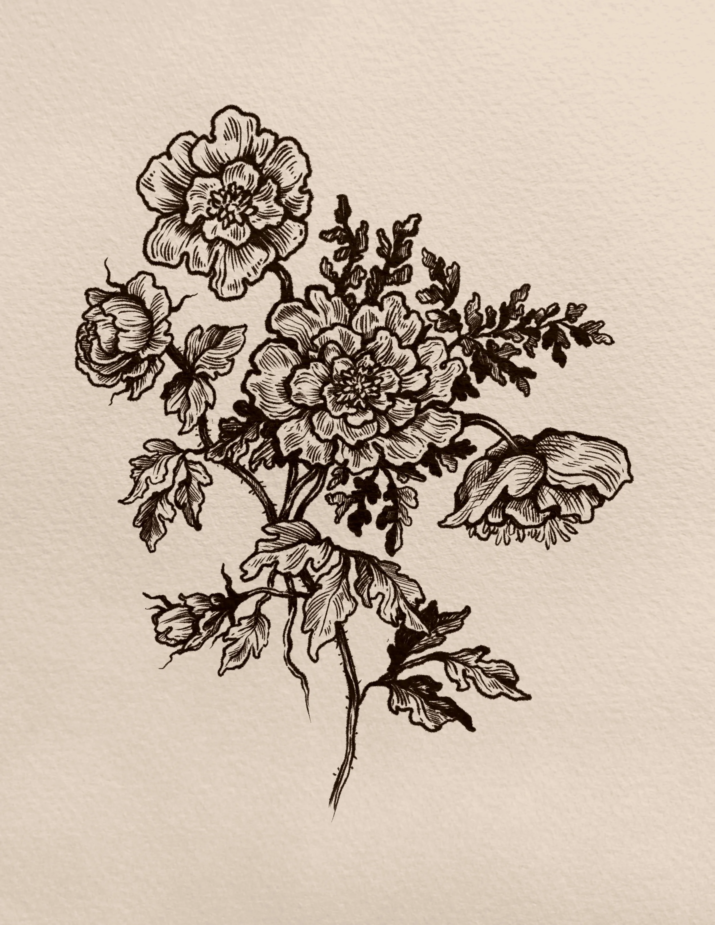 Non-Repeating -  Wildflowers