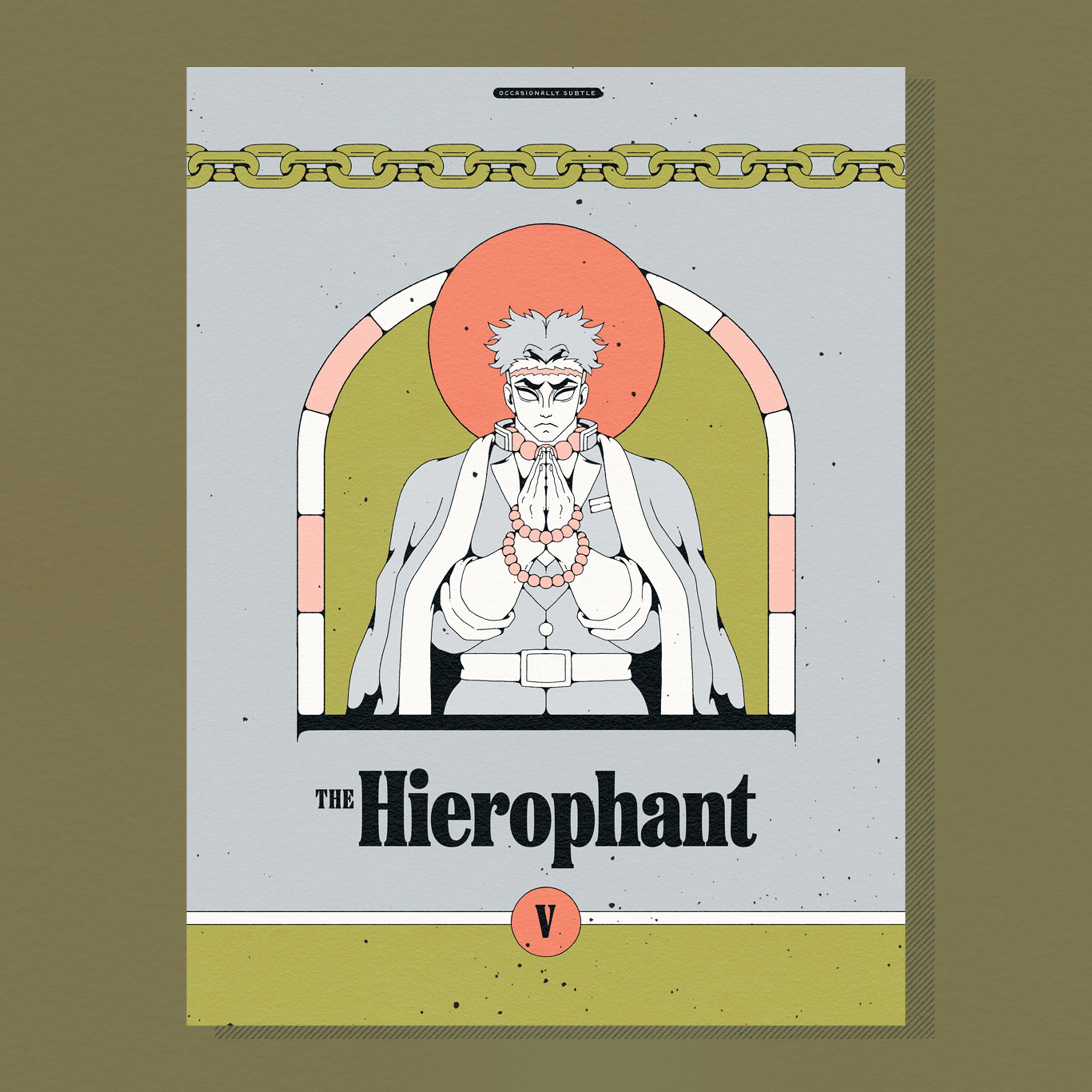 ds ~ the hierophant ~ 12"x 16" matte print