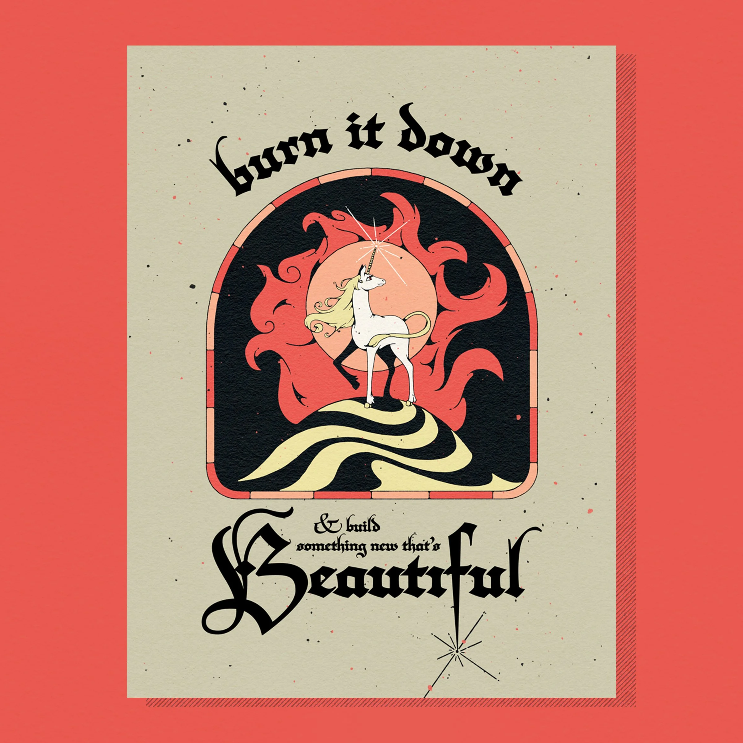 burn it down ~ 12"x 16" matte print