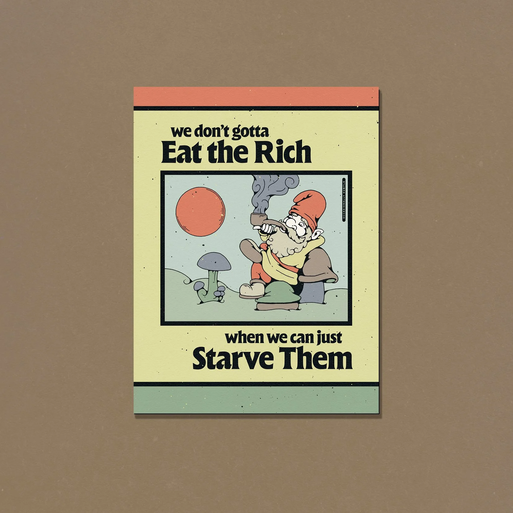 starve ~ 3x4 glossy decorative magnet